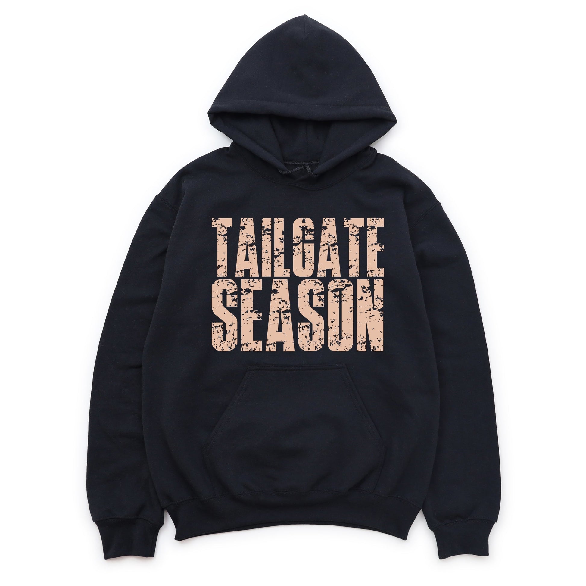 Tailgate Season Block Distressed - Women's Graphic Hoodie