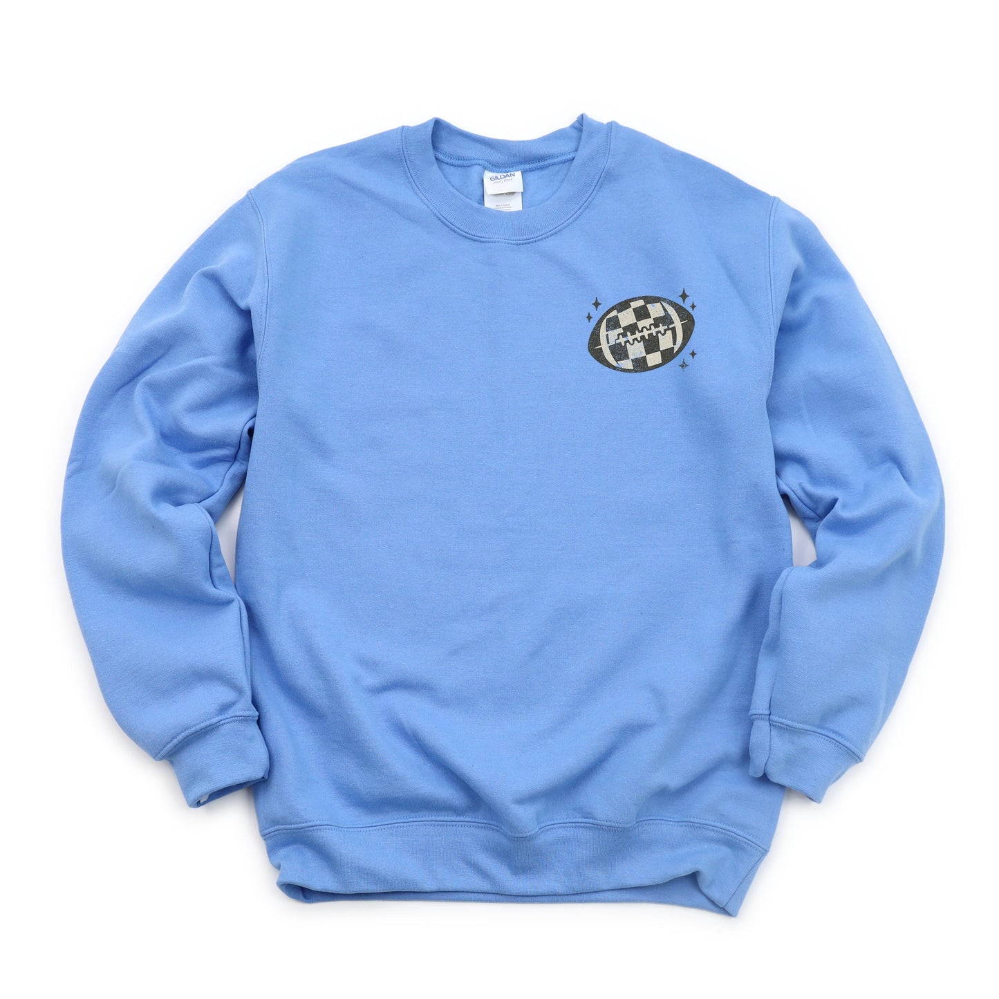 Football Sparkles Distressed - Women's Graphic Sweatshirt