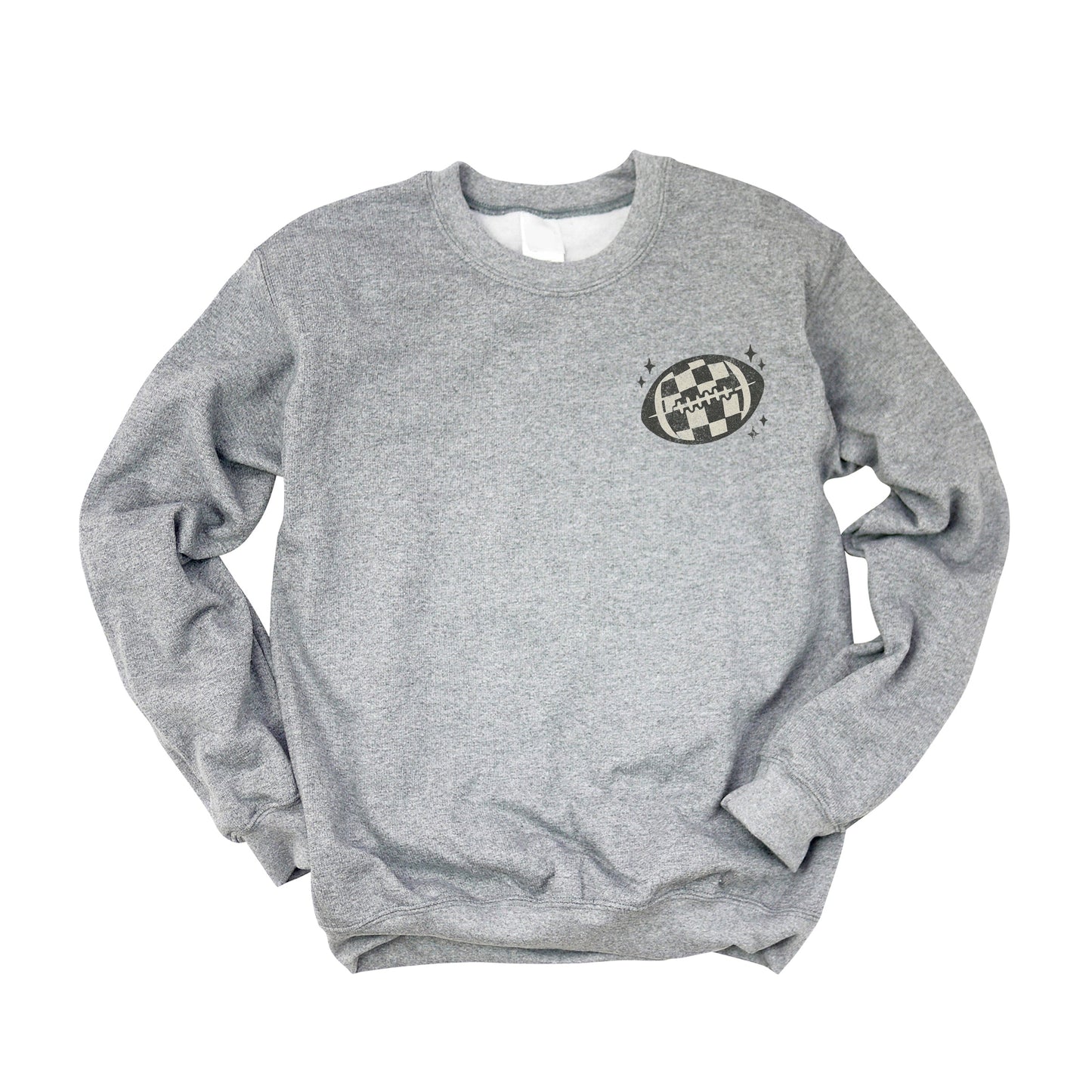 Football Sparkles Distressed - Women's Graphic Sweatshirt