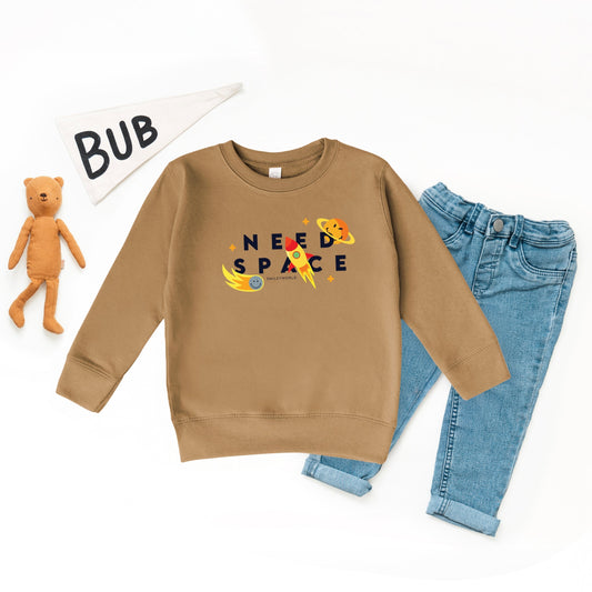 SmileyWorld Need Space - Toddler Graphic Sweatshirt