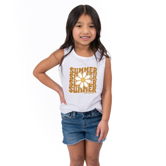 SmileyWorld Summer Wave Stacked - Toddler Graphic Tank