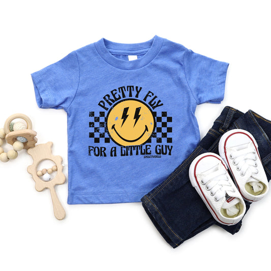 SmileyWorld Pretty Fly For A Little Guy - Toddler Short Sleeve Graphic T-Shirt
