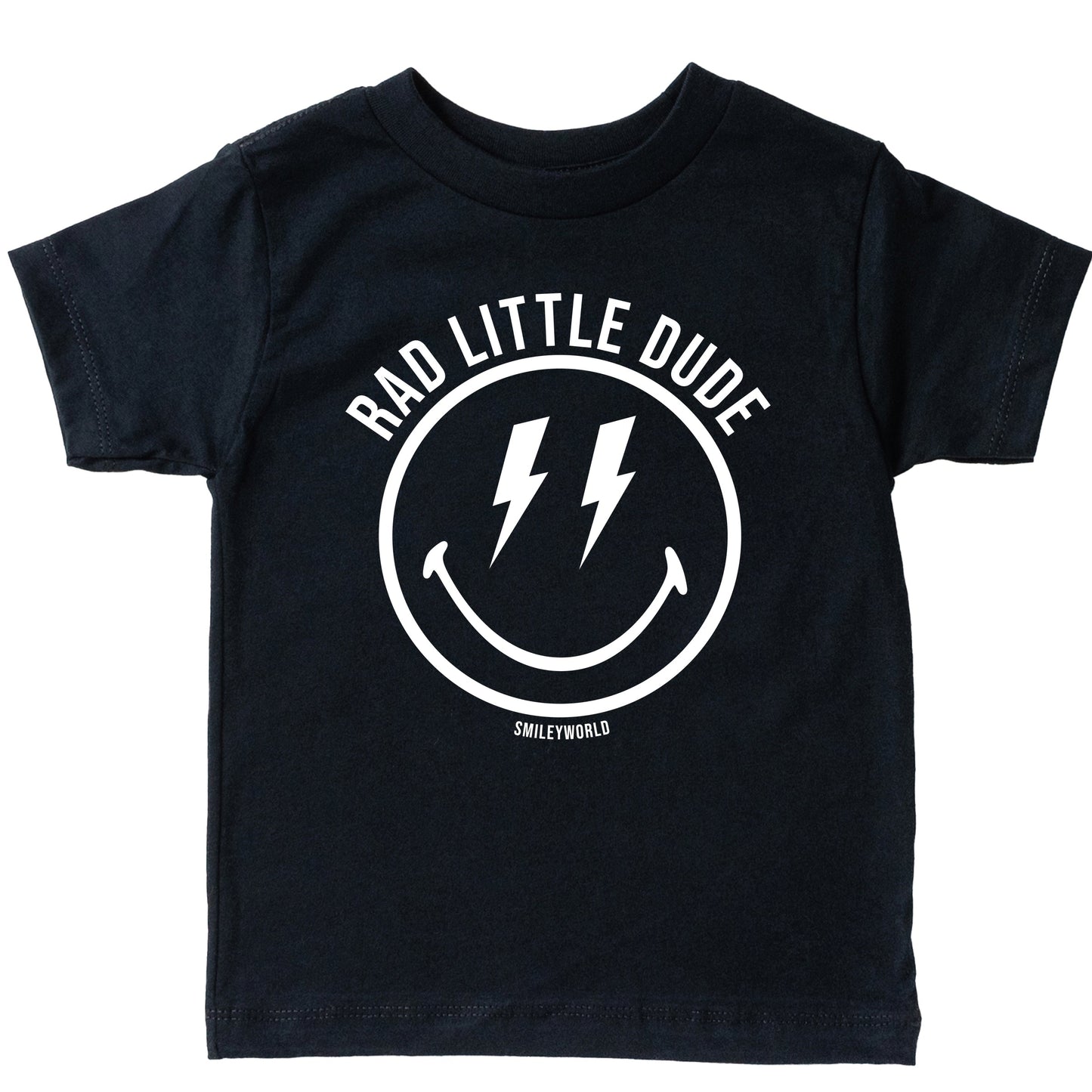 SmileyWorld Rad Little Dude - Toddler Short Sleeve Graphic T-Shirt