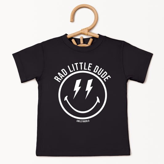 SmileyWorld Rad Little Dude - Toddler Short Sleeve Graphic T-Shirt