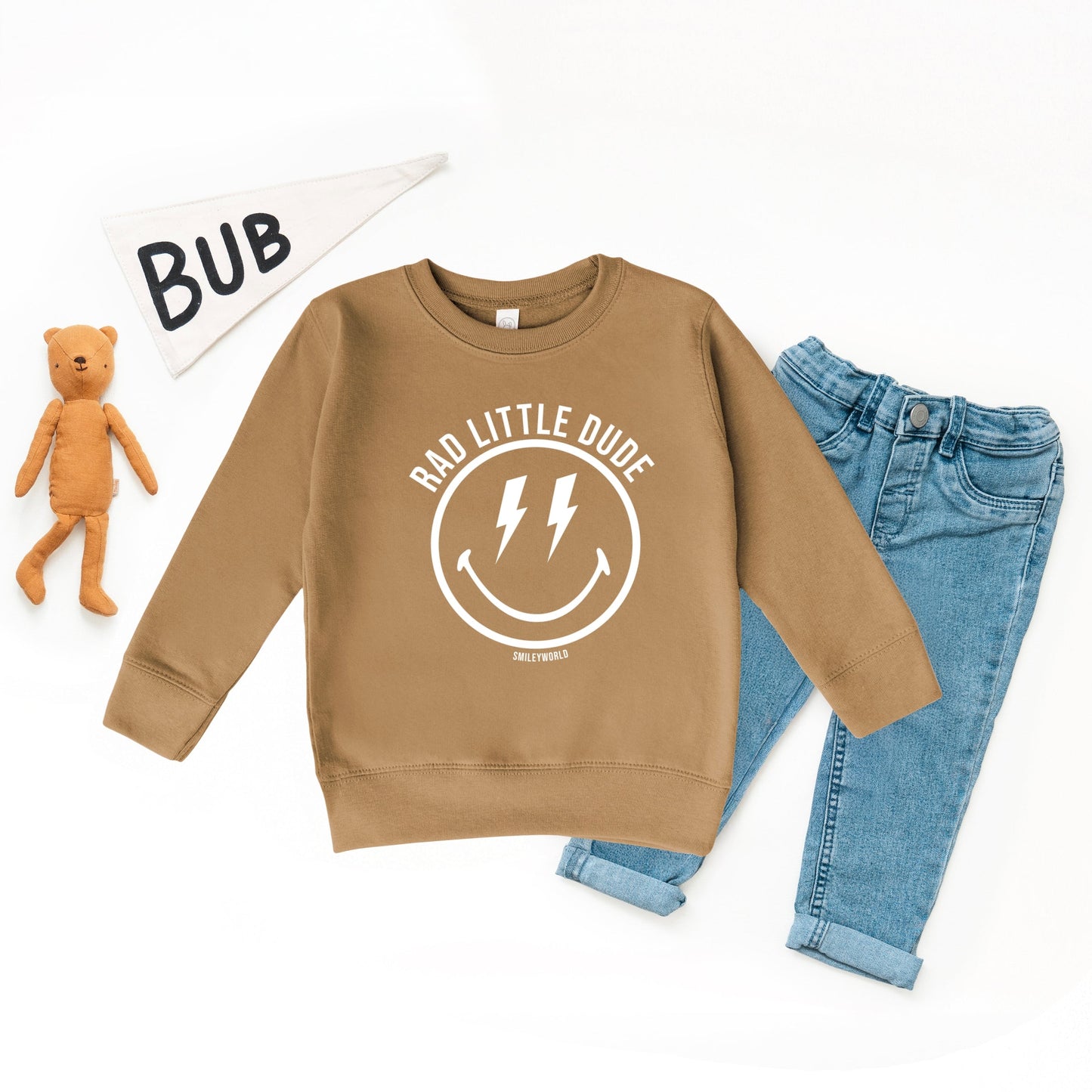 SmileyWorld Rad Little Dude - Toddler Graphic Sweatshirt