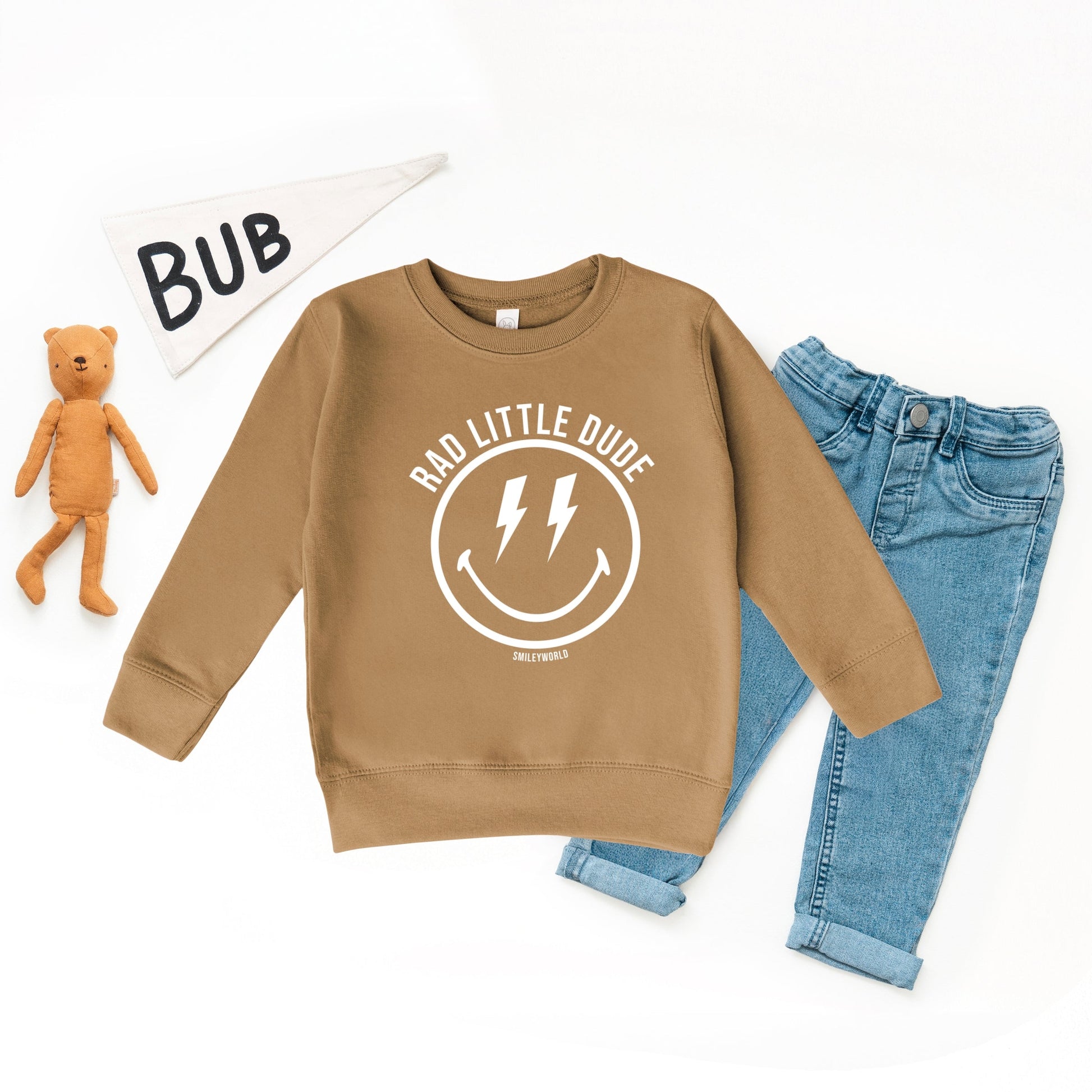 SmileyWorld Rad Little Dude - Toddler Graphic Sweatshirt
