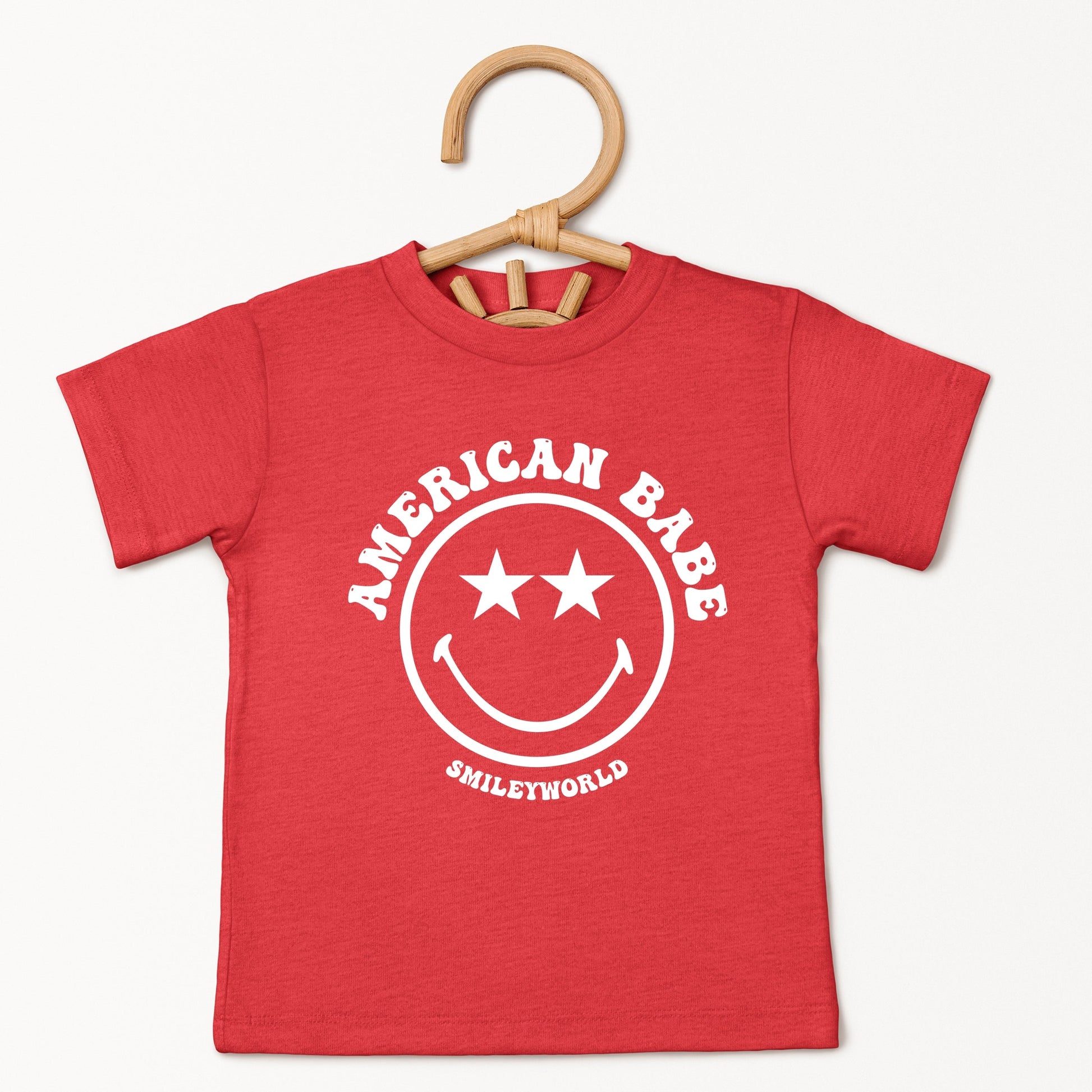 SmileyWorld American Babe - Toddler Short Sleeve Graphic T-Shirt