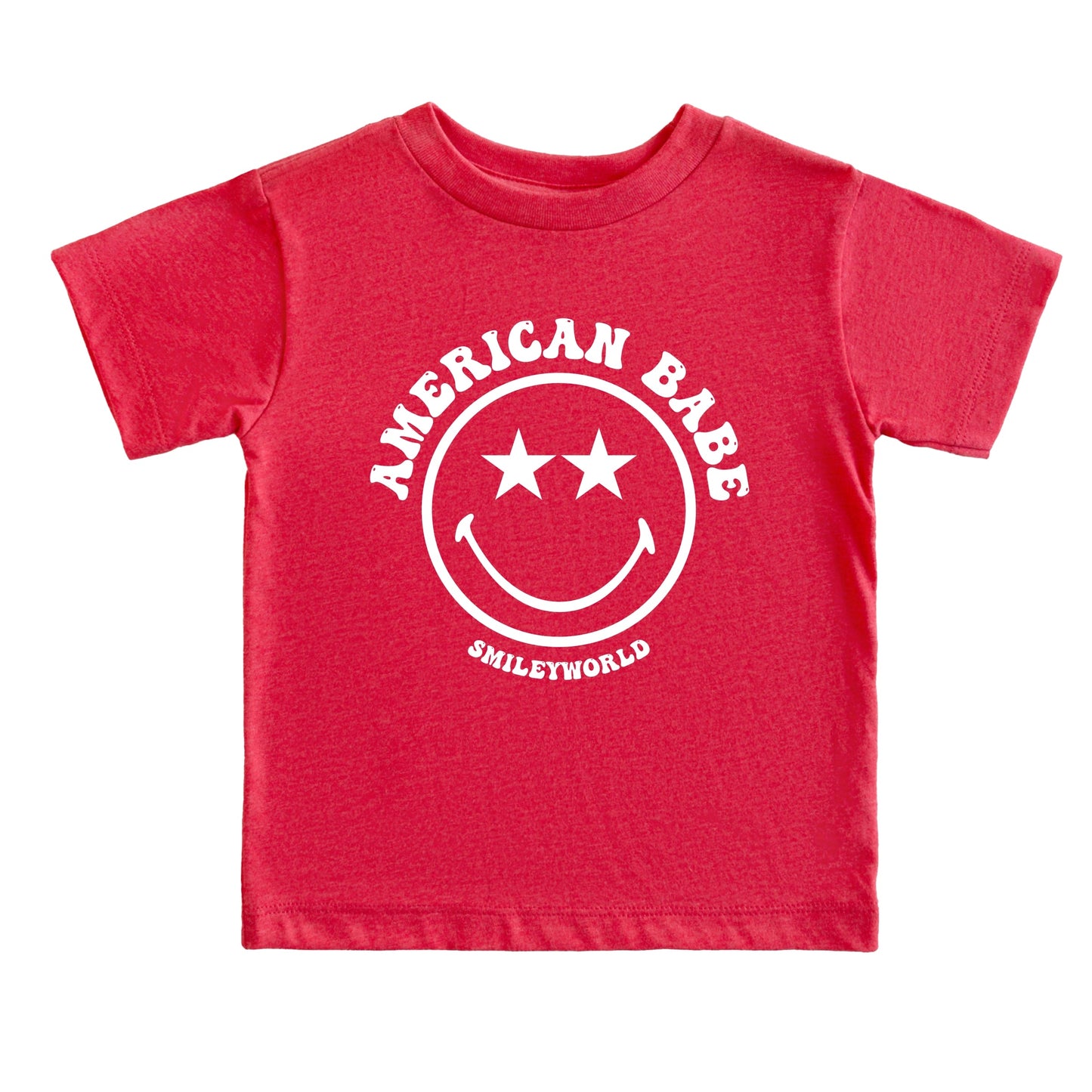 SmileyWorld American Babe - Toddler Short Sleeve Graphic T-Shirt