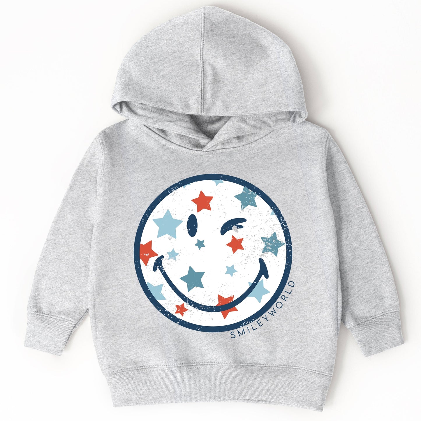 SmileyWorld Patriotic Star Wink - Toddler Hoodie
