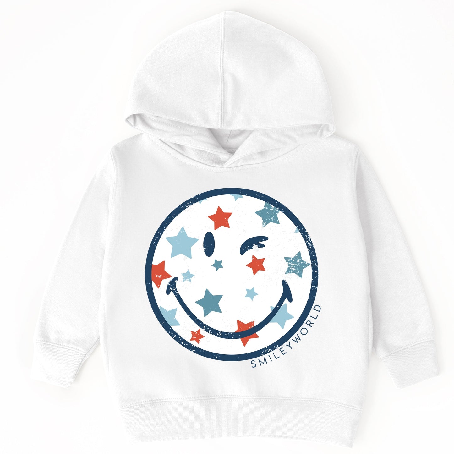 SmileyWorld Patriotic Star Wink - Toddler Hoodie