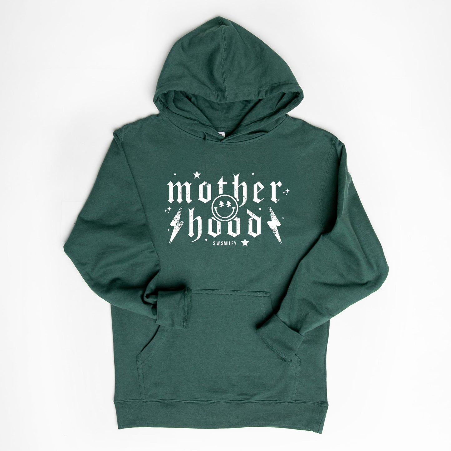 S.W.Smiley Mother Hood Distressed - Women's Graphic Hoodie