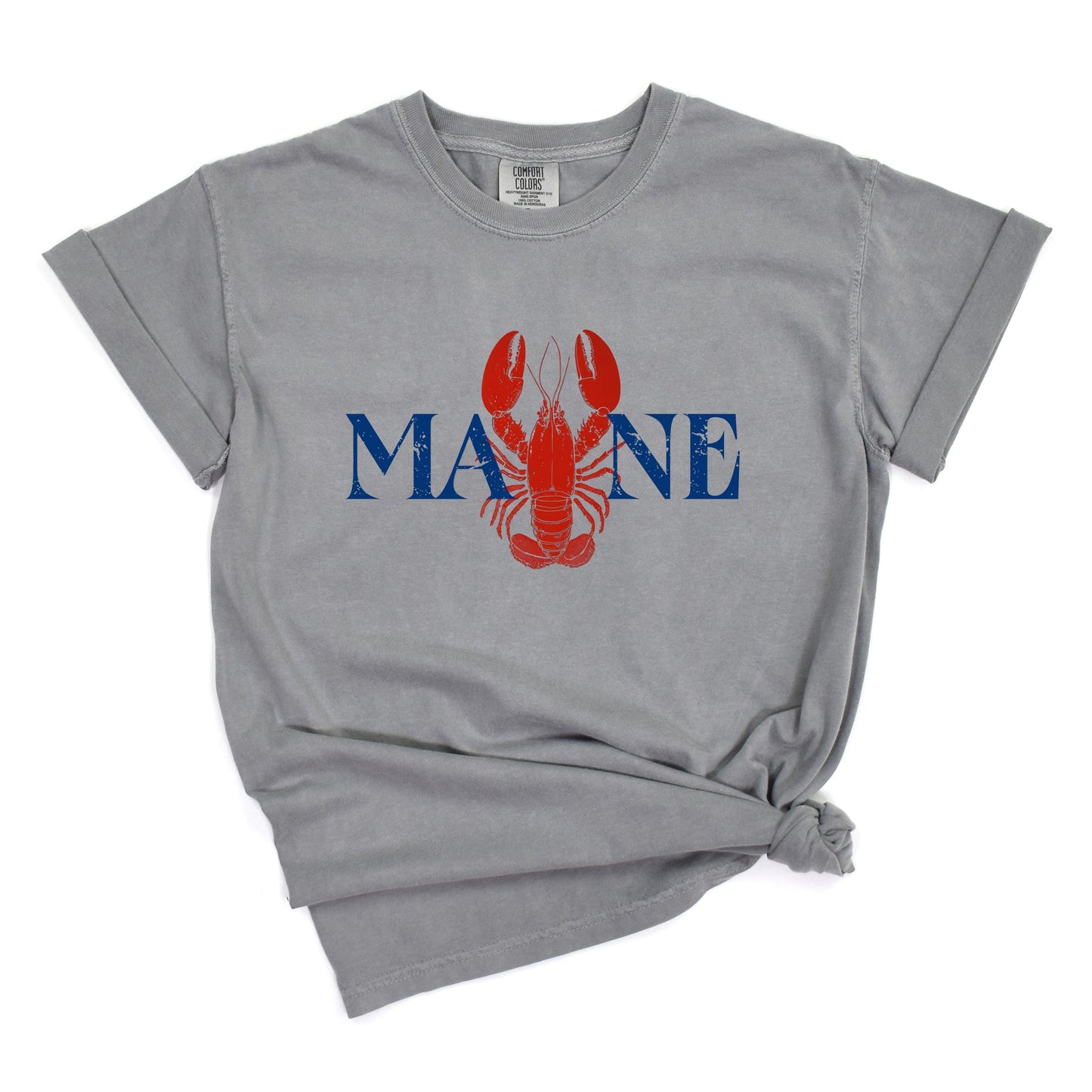 Maine Lobster - Women's Garment Dyed Graphic T-Shirt