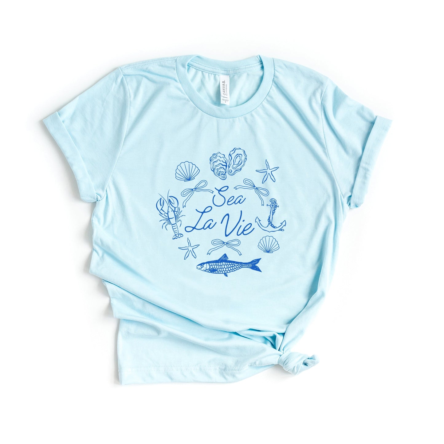 Sea La Vie Collage - Womens Short Sleeve Tee