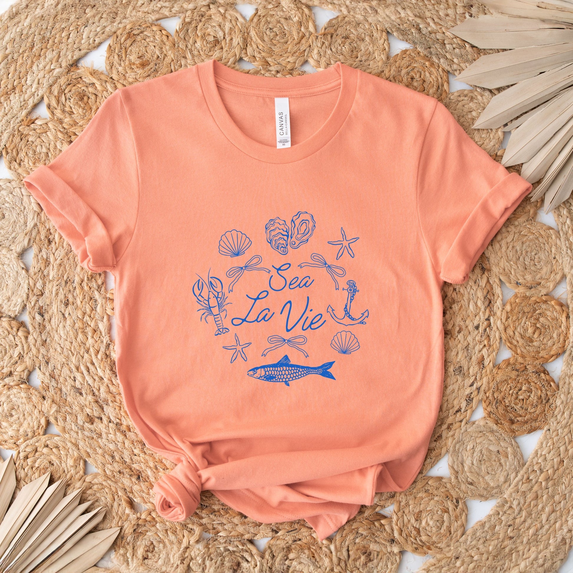 Sea La Vie Collage - Womens Short Sleeve Tee