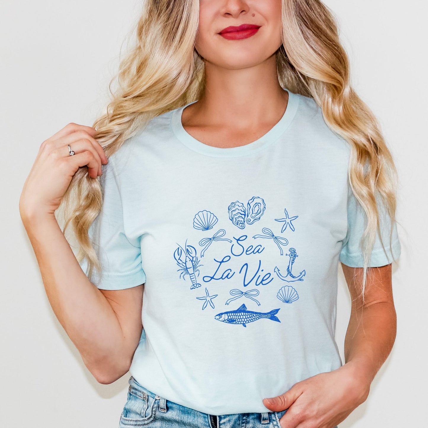 Sea La Vie Collage - Women's Short Sleeve Tee