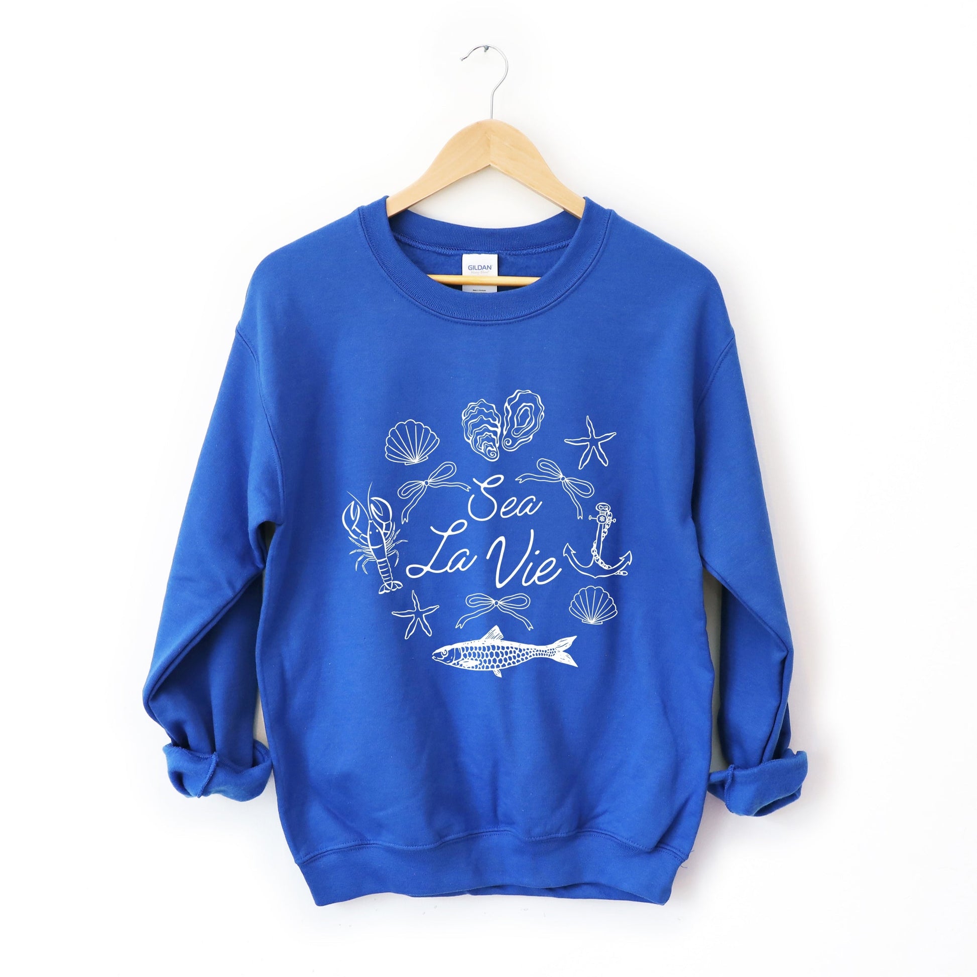 Sea La Vie Collage - Women's Graphic Sweatshirt