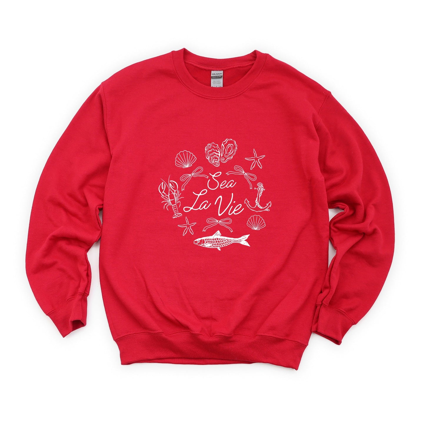 Sea La Vie Collage - Women's Graphic Sweatshirt