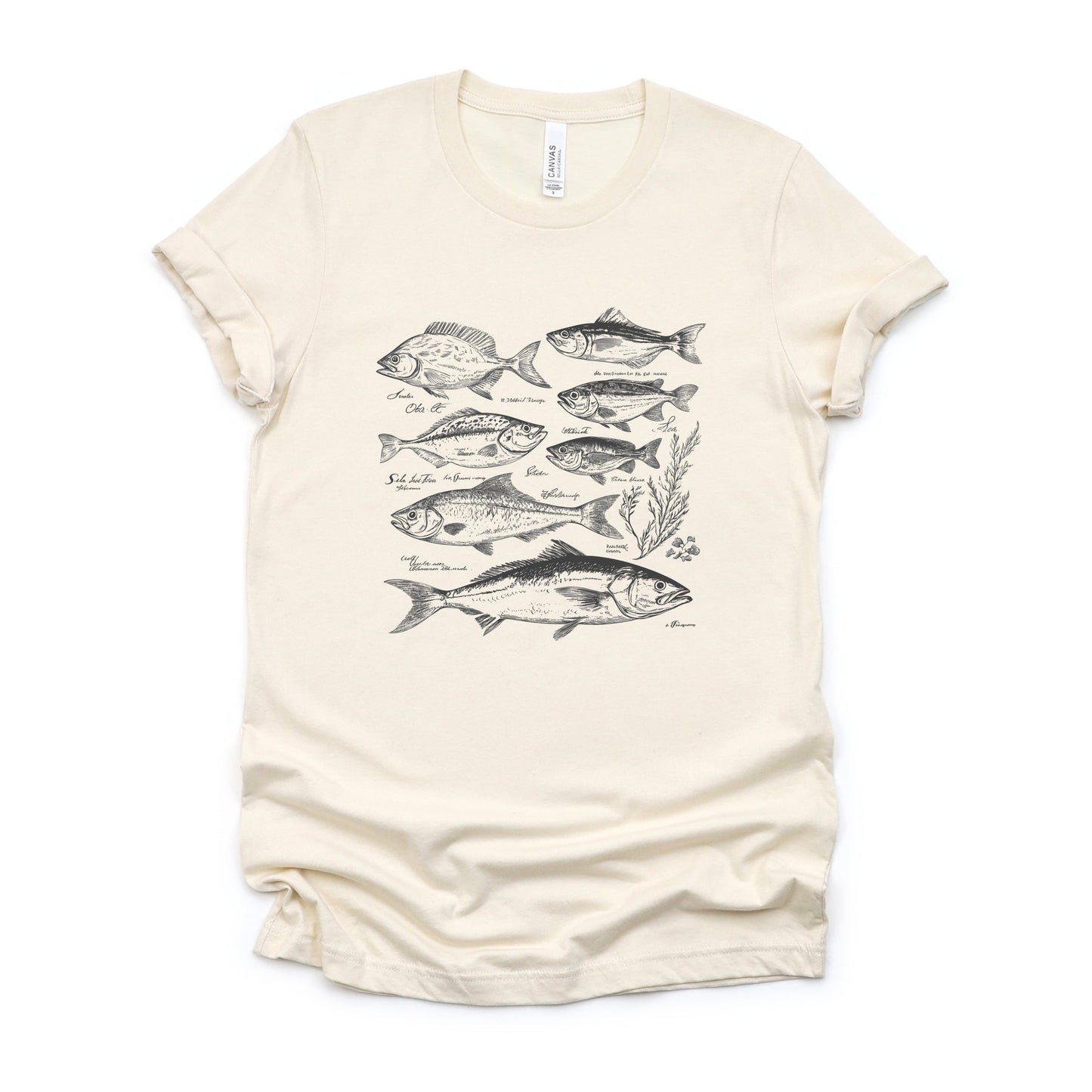 Vintage Fish - Women's Short Sleeve Graphic T-Shirt