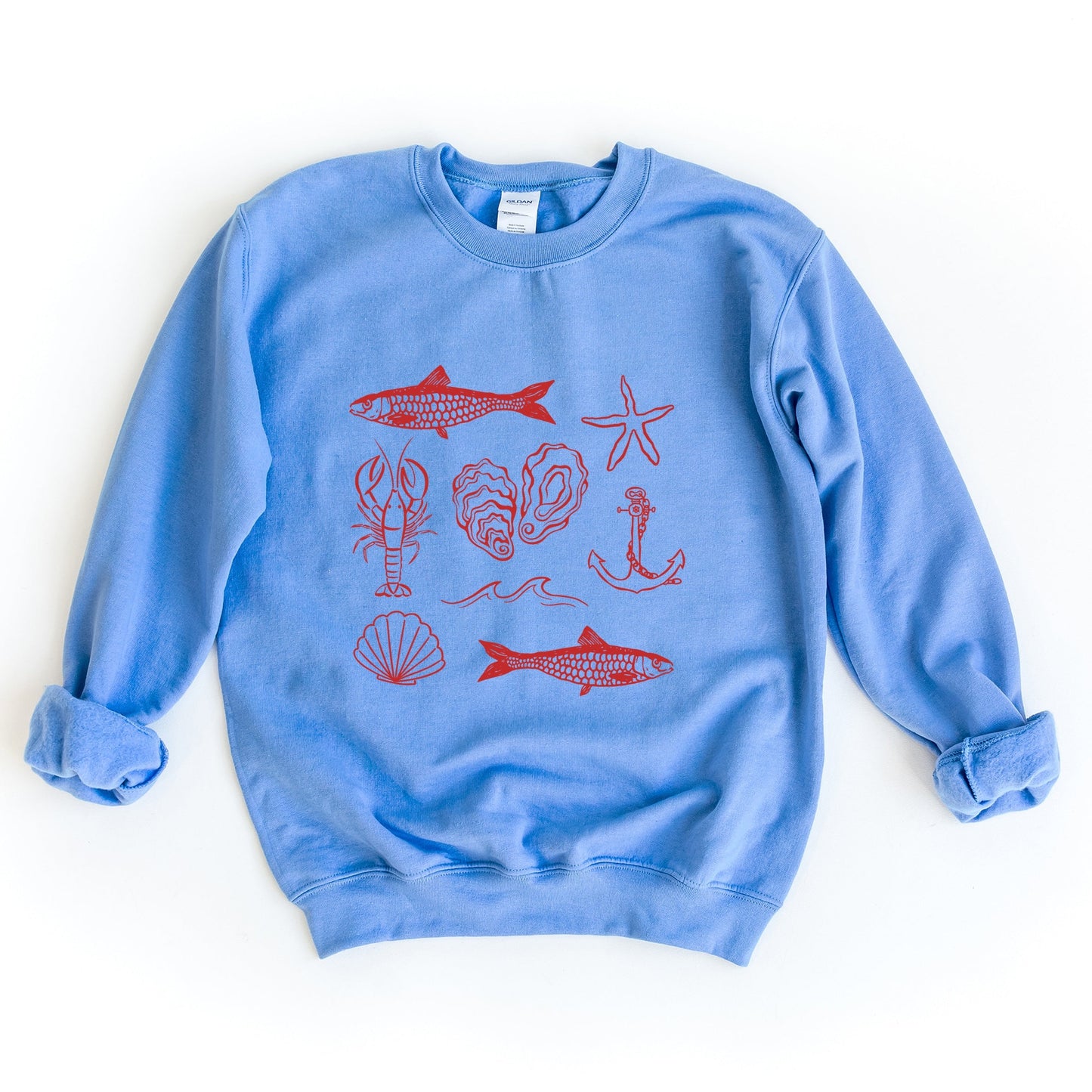 Fisherman Collage -  Womens Sweatshirt