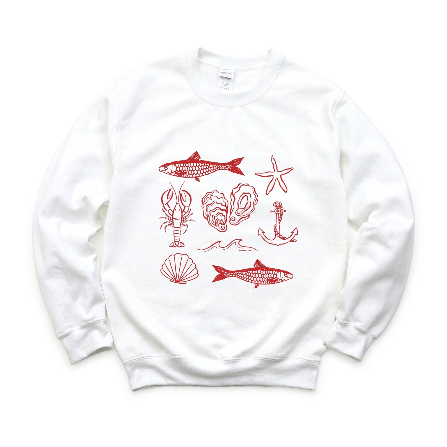 Fisherman Collage -  Womens Sweatshirt
