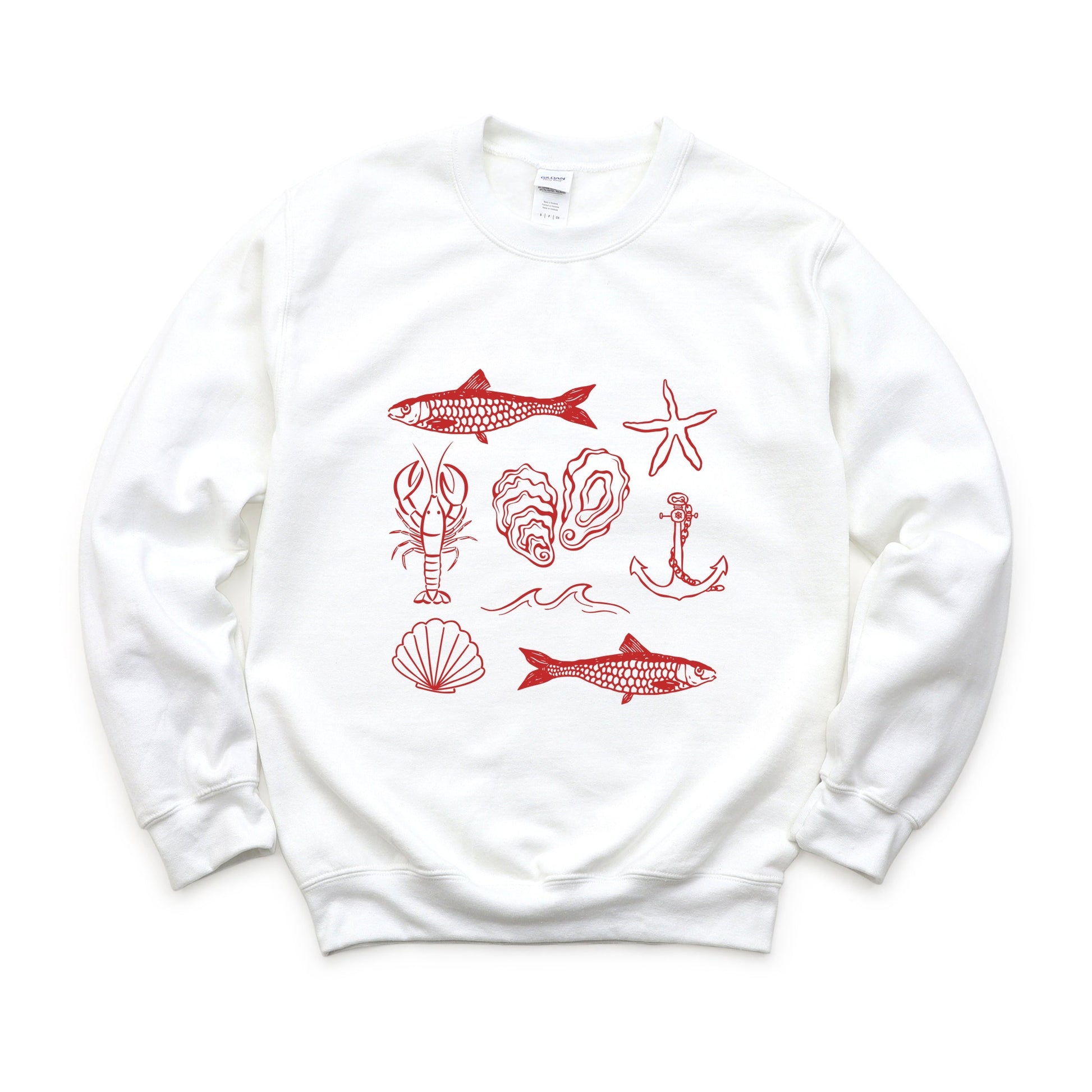 Fisherman Collage -  Womens Sweatshirt