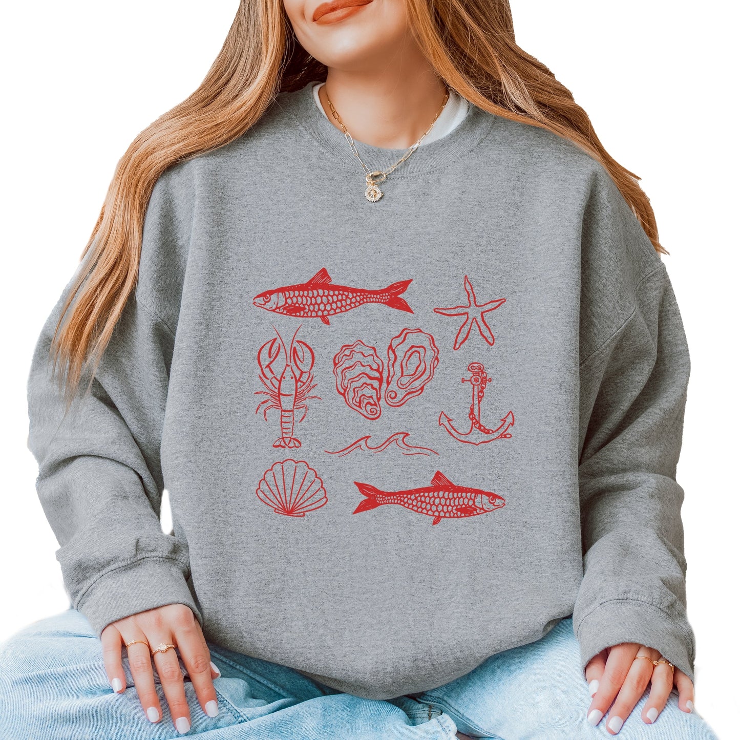 Fisherman Collage - Women's Sweatshirt
