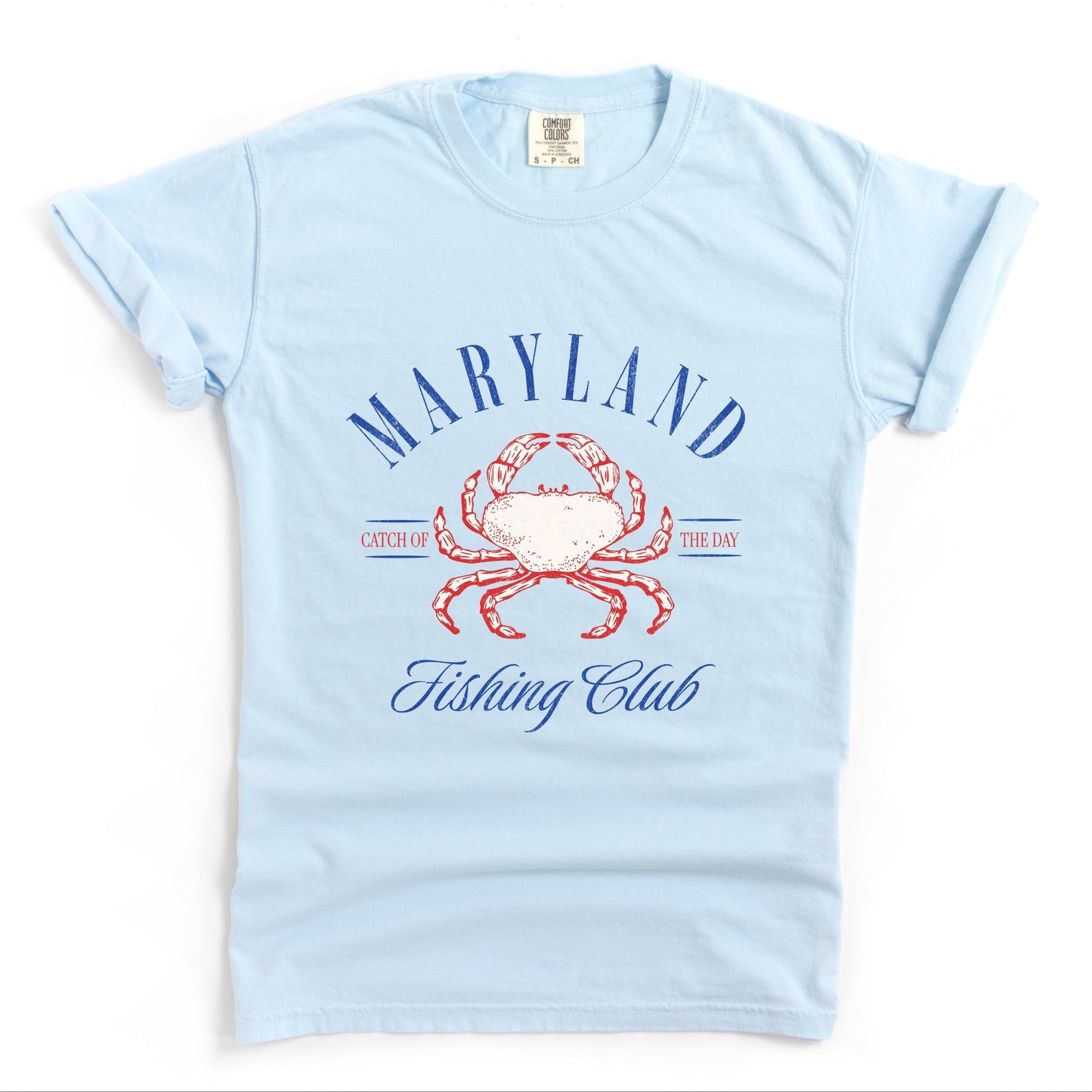 Maryland Fishing Club - Womens Garment Dyed Tee