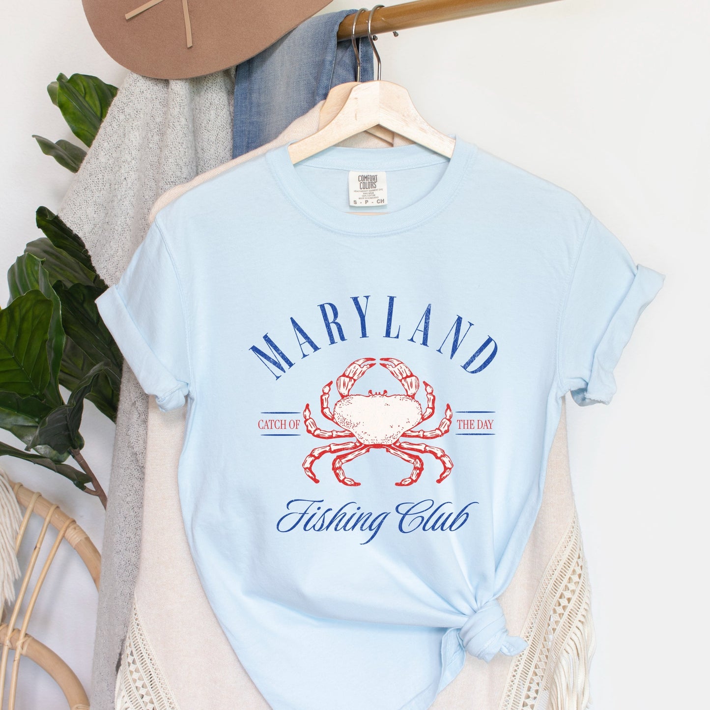 Maryland Fishing Club - Womens Garment Dyed Tee