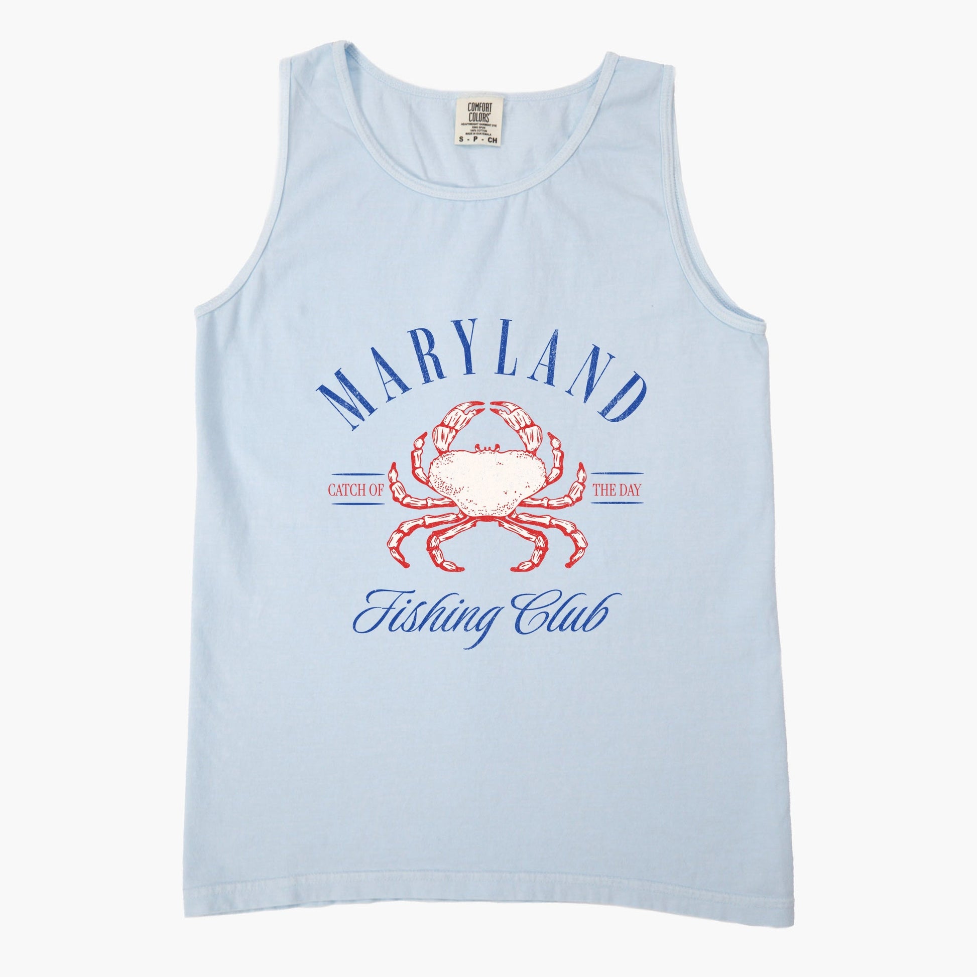 Maryland Fishing Club - Womens Garment Dyed Tank