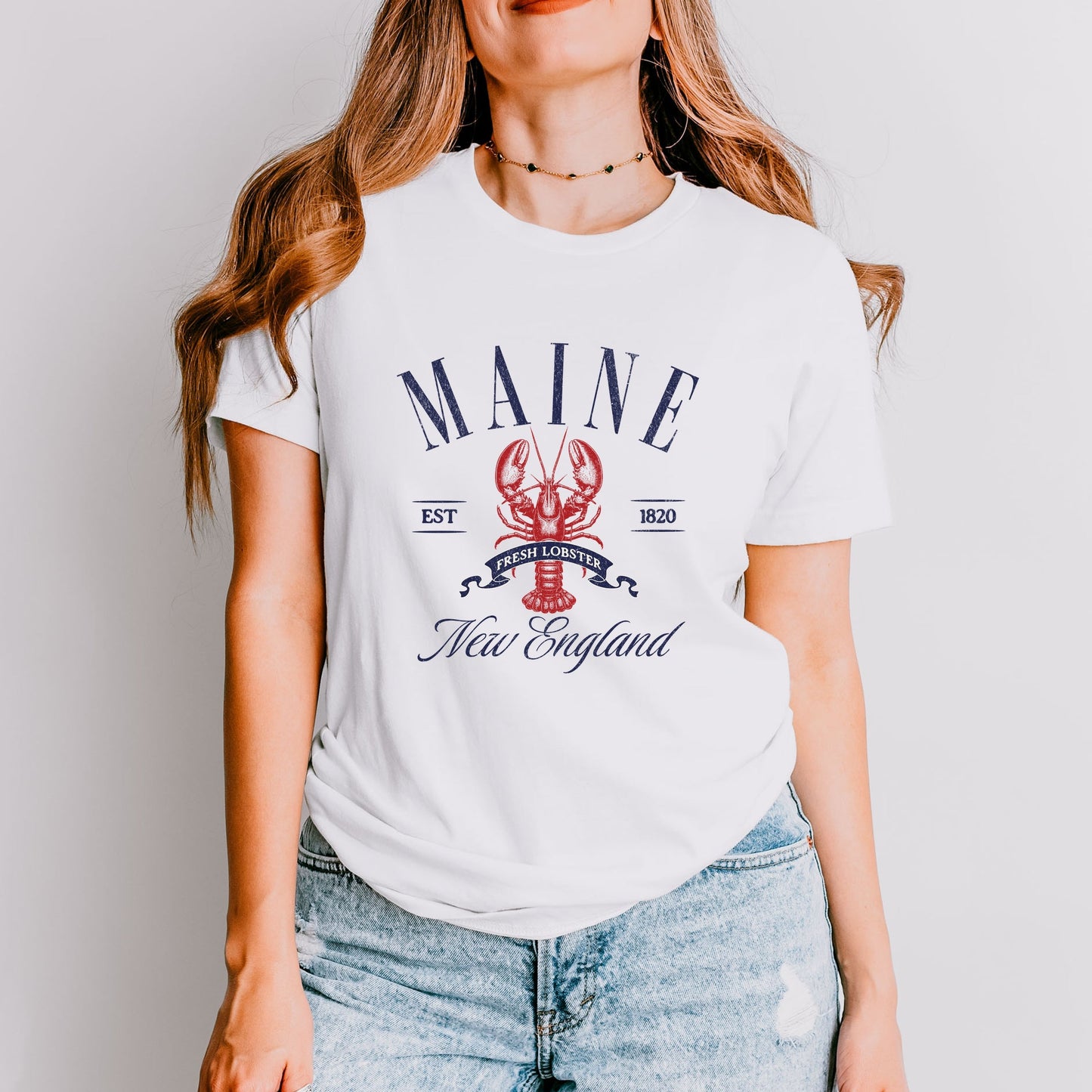 Maine New England - Womens Short Sleeve Tee