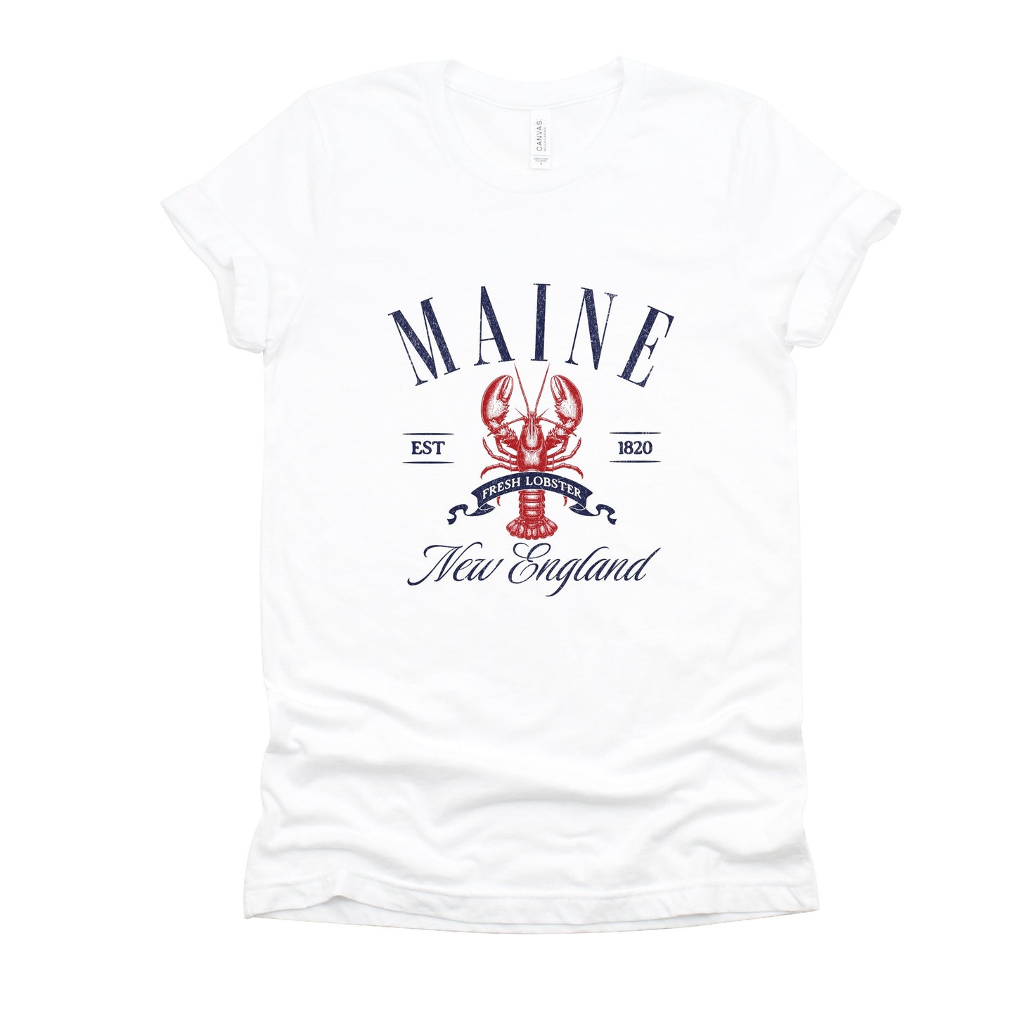 Maine New England - Womens Short Sleeve Tee