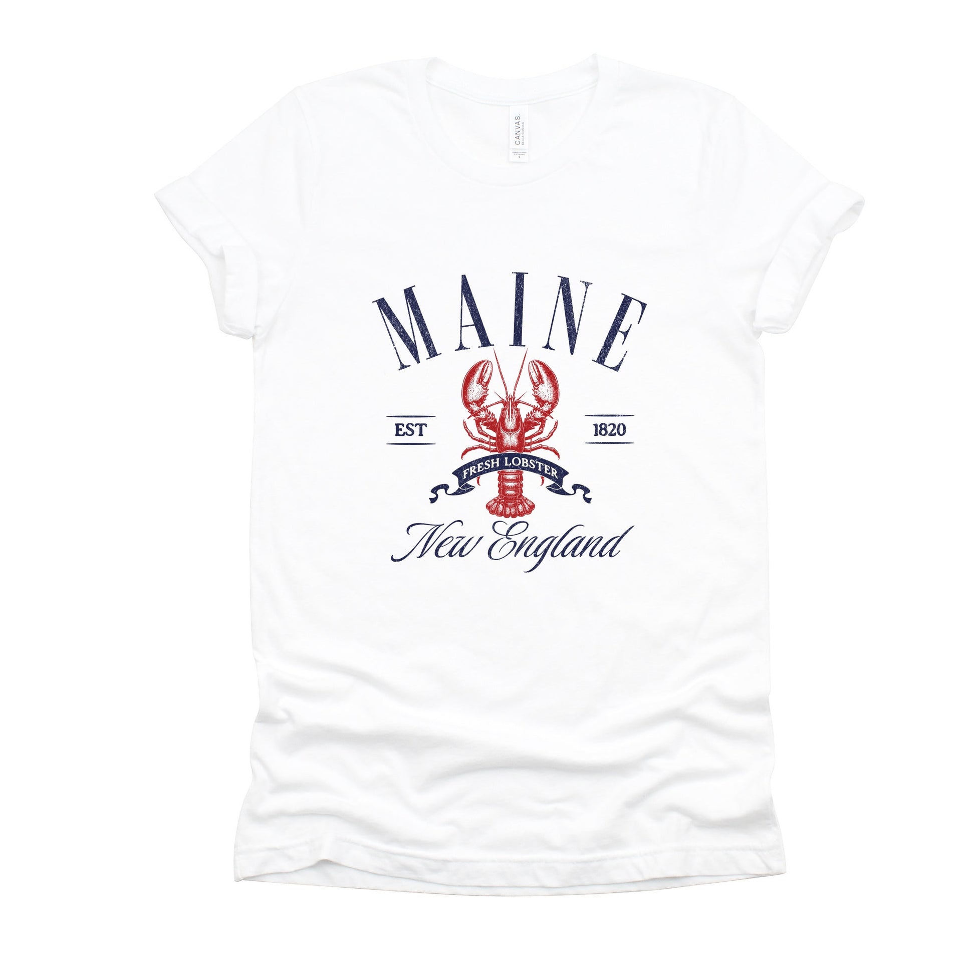 Maine New England - Womens Short Sleeve Tee