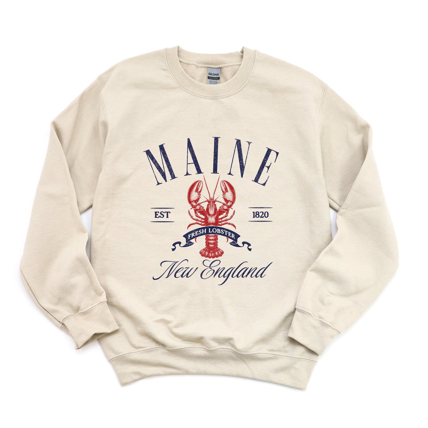 Maine New England -  Womens Sweatshirt