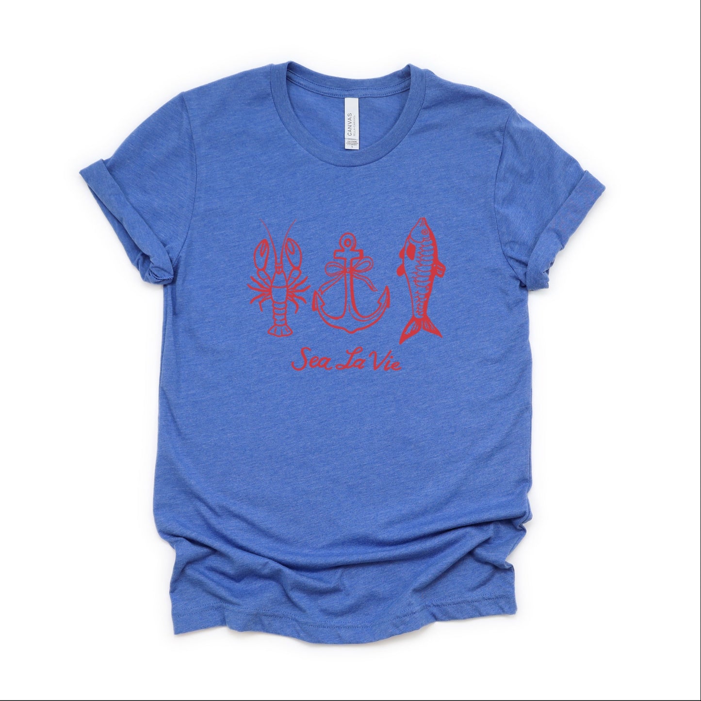 Sea La Vie 3 Across - Womens Short Sleeve Tee