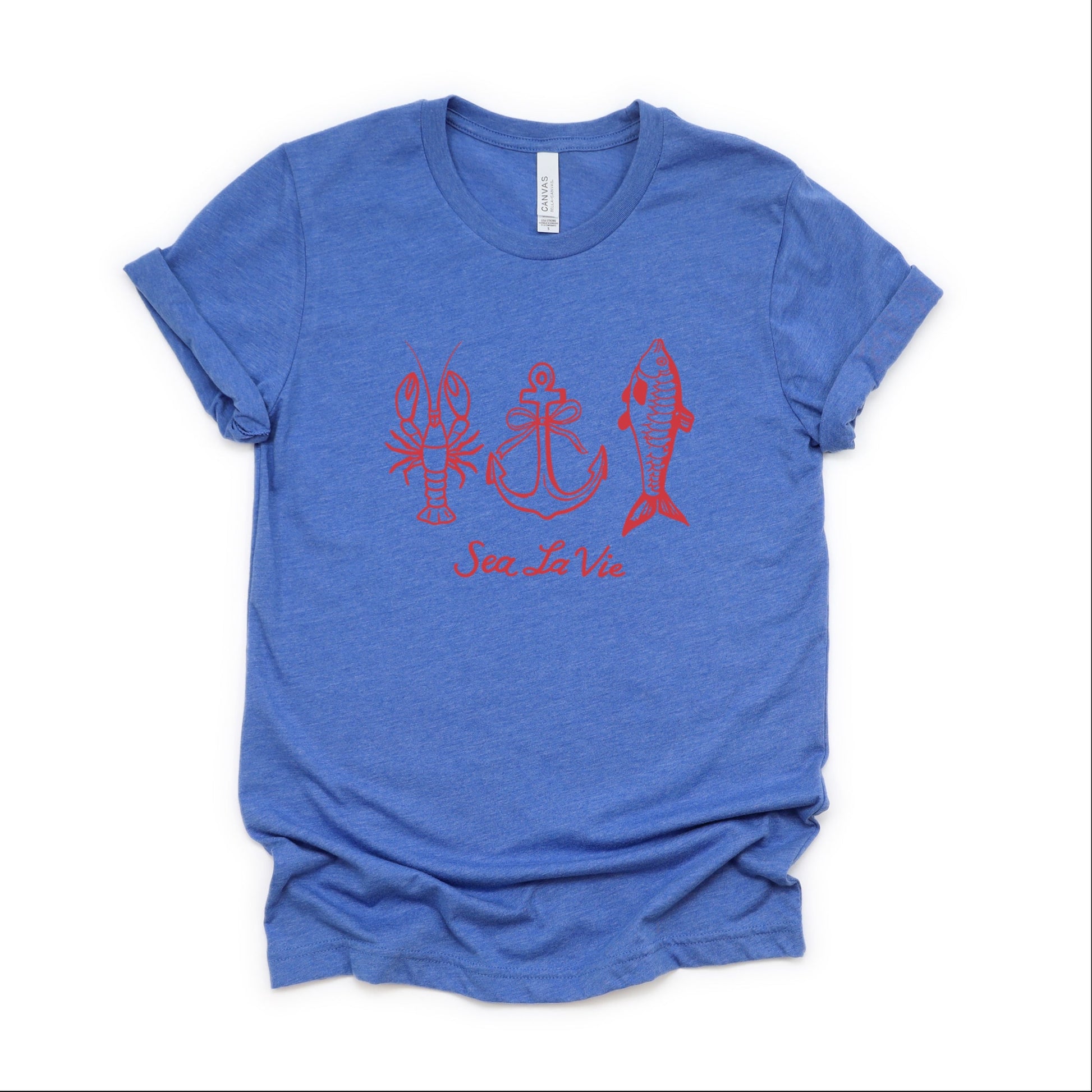 Sea La Vie 3 Across - Womens Short Sleeve Tee
