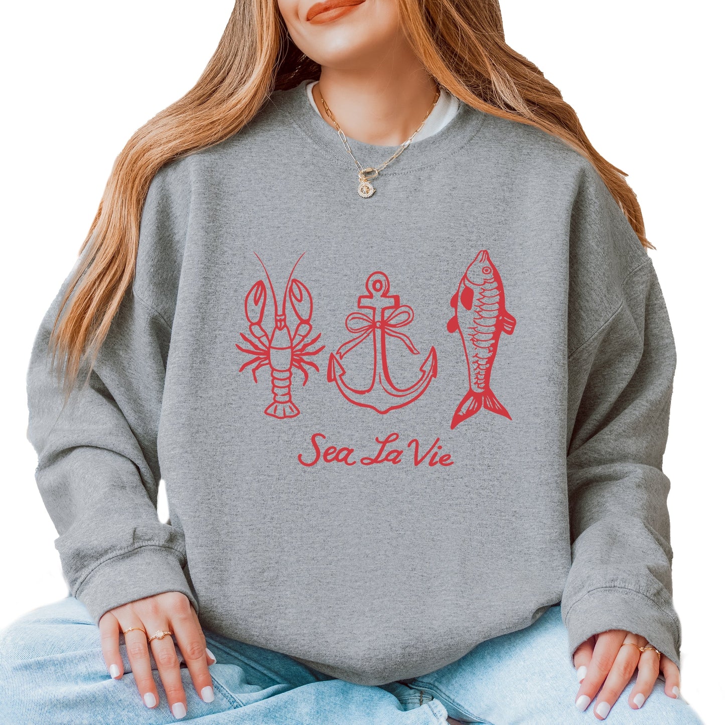 Sea La Vie 3 Across - Women's Sweatshirt