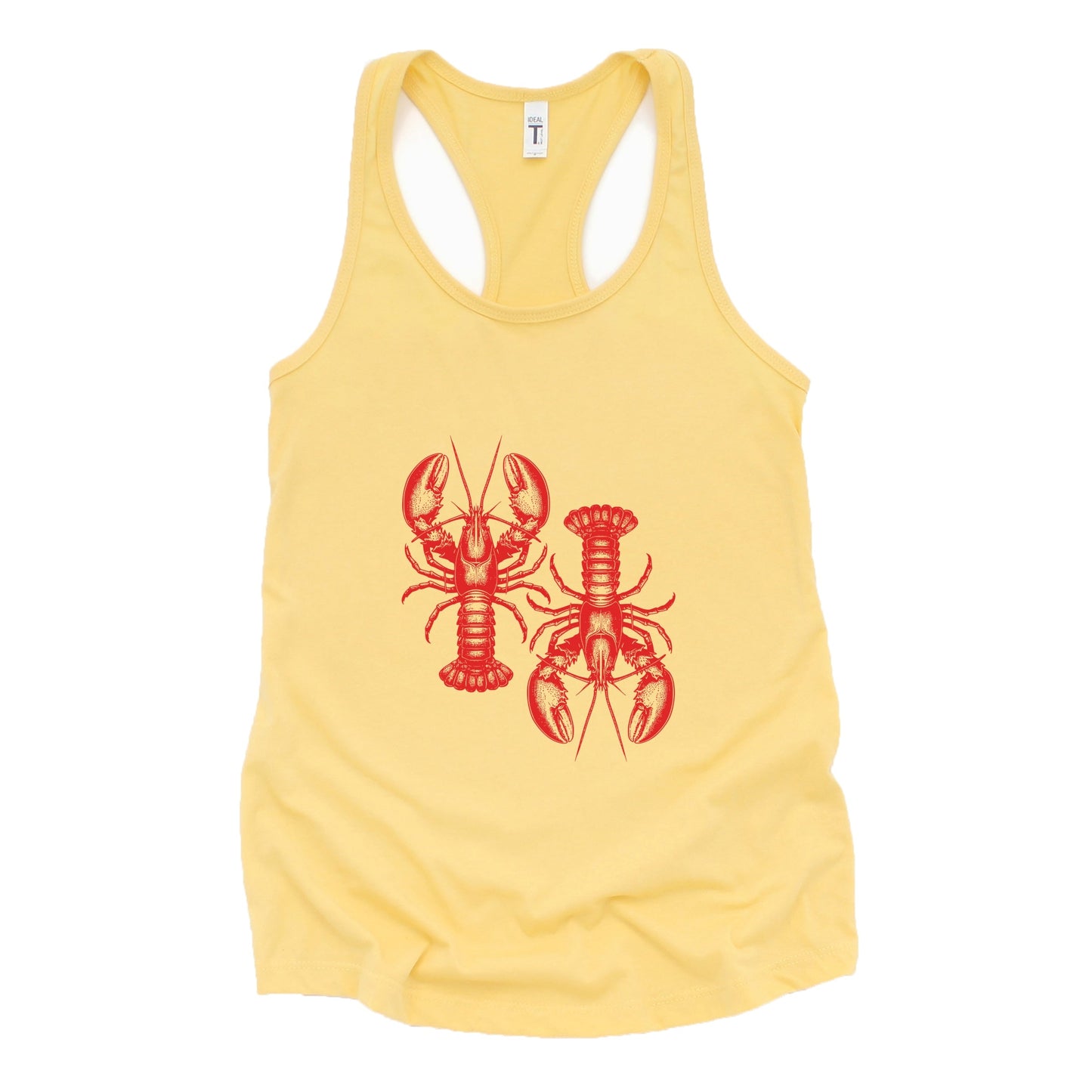Two Lobsters - Womens Racerback Tank
