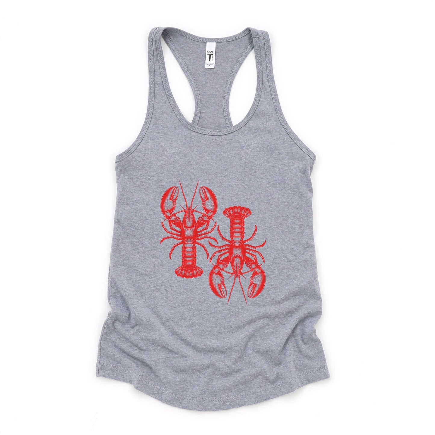 Two Lobsters - Womens Racerback Tank