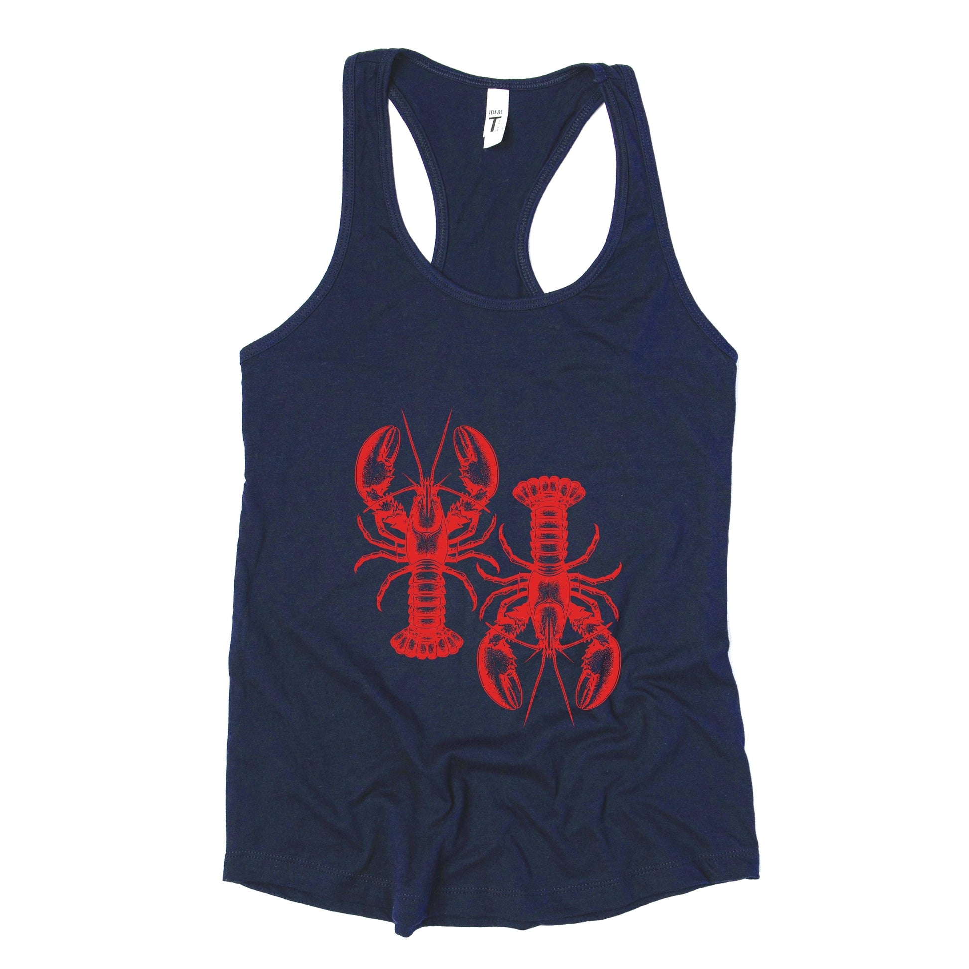 Two Lobsters - Womens Racerback Tank