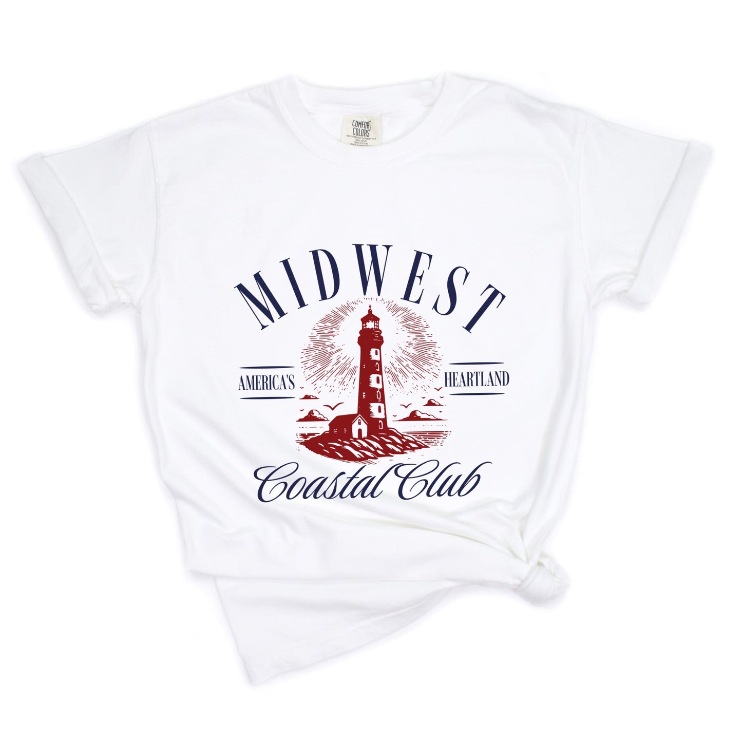 Midwest Coastal Club - Womens Garment Dyed Tee