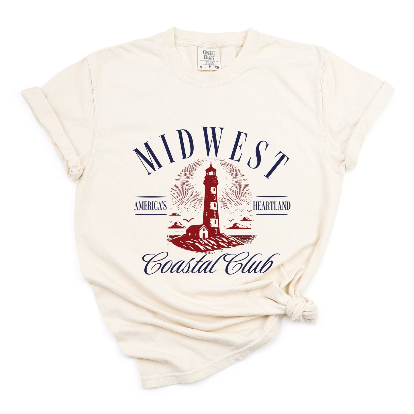 Midwest Coastal Club - Womens Garment Dyed Tee