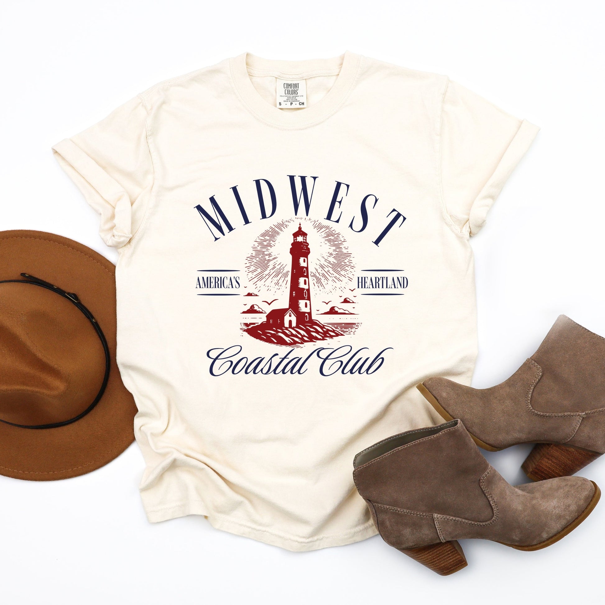 Midwest Coastal Club - Womens Garment Dyed Tee