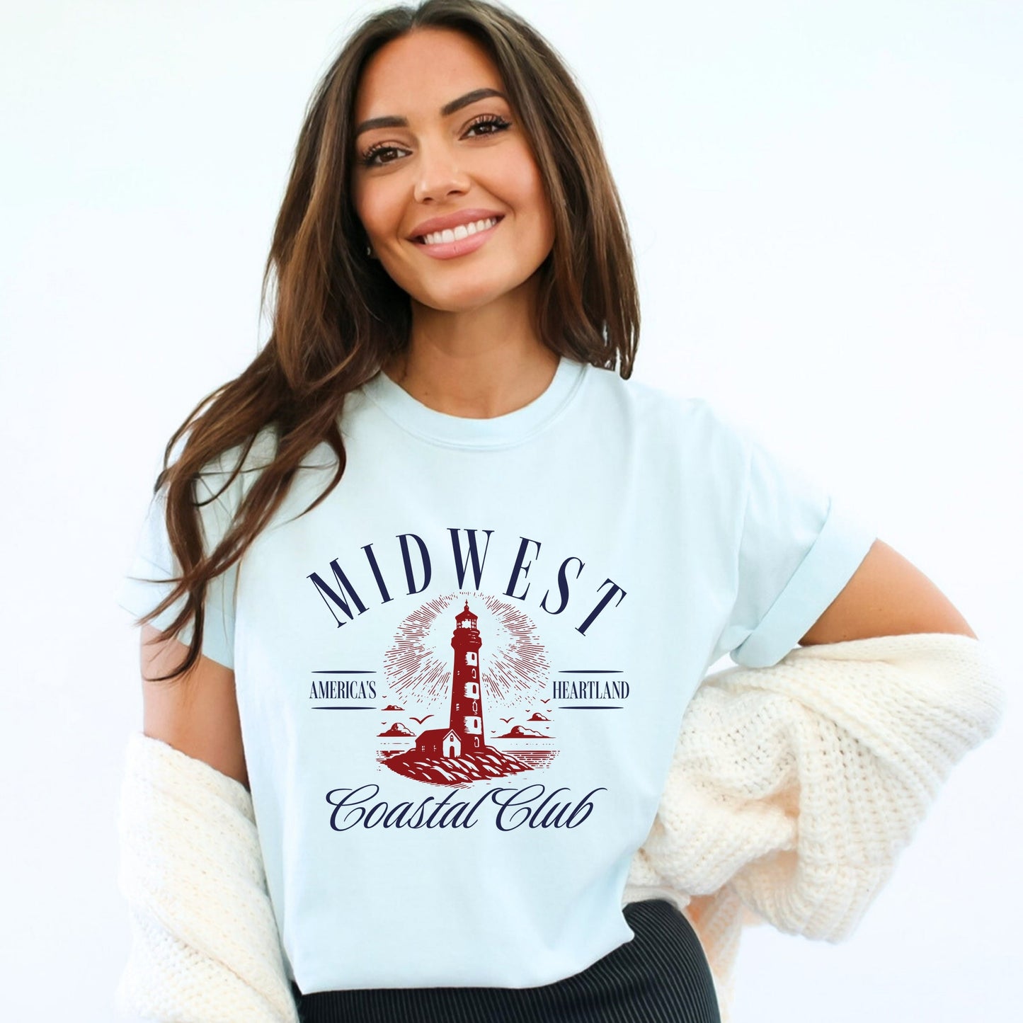 Midwest Coastal Club - Women's Garment Dyed Tee