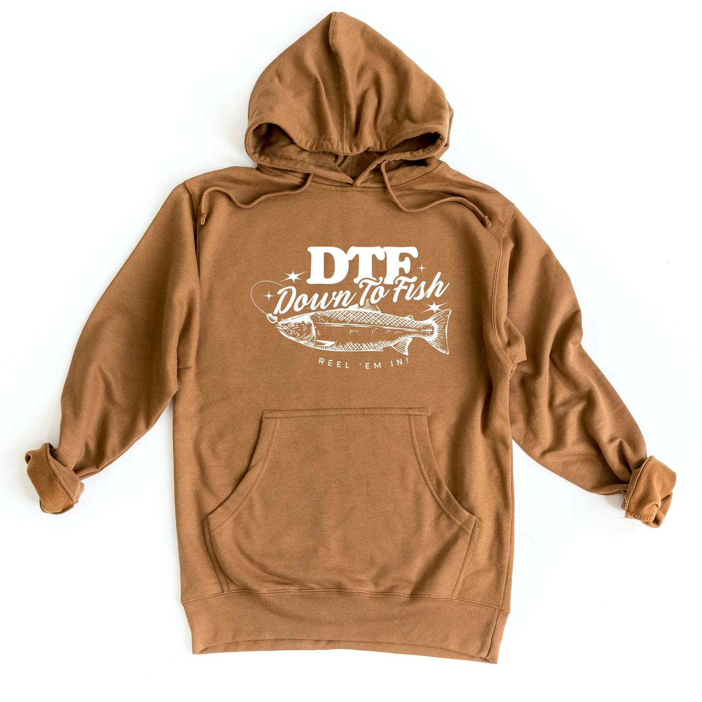 DTF Down To Fish - Women's Graphic Hoodie