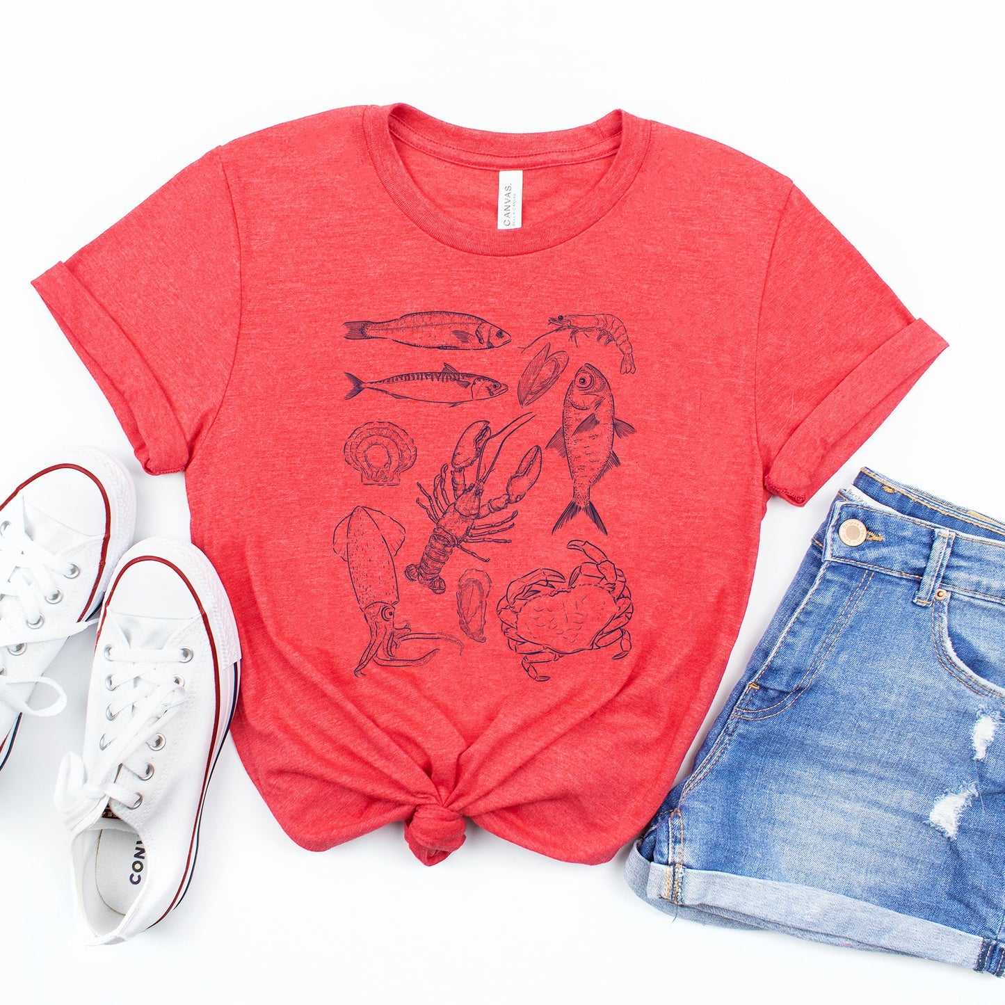 25135N_F-C Heather Red