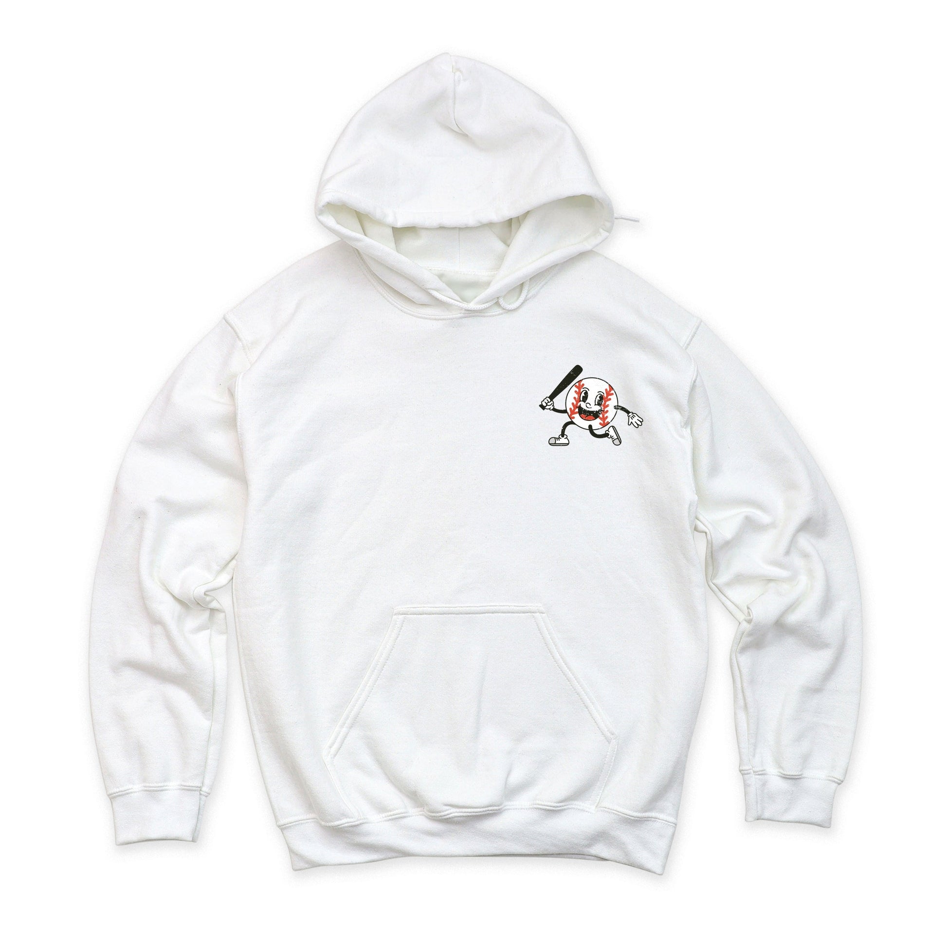 Take Me Out To The Ball Game Distressed  - Womens Hoodie