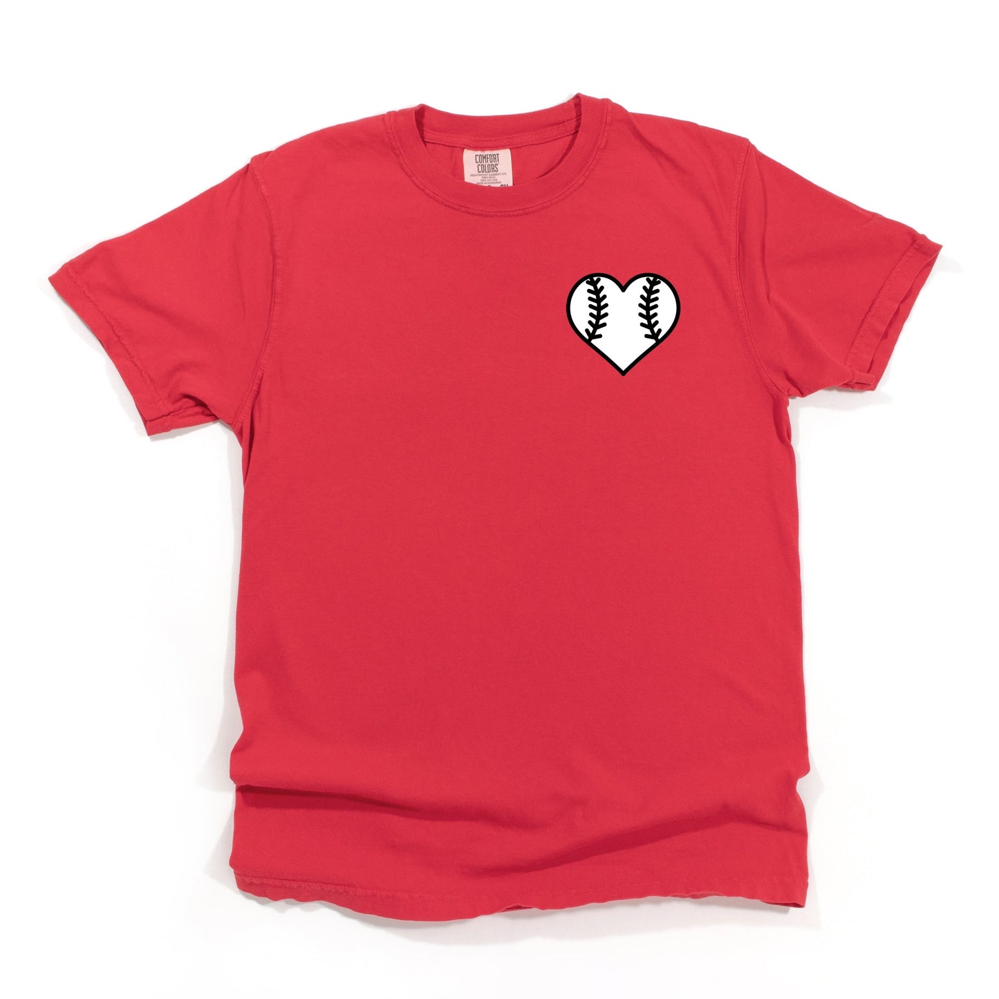 Mama Jersey Heart  - Womens Garment Dyed Tee