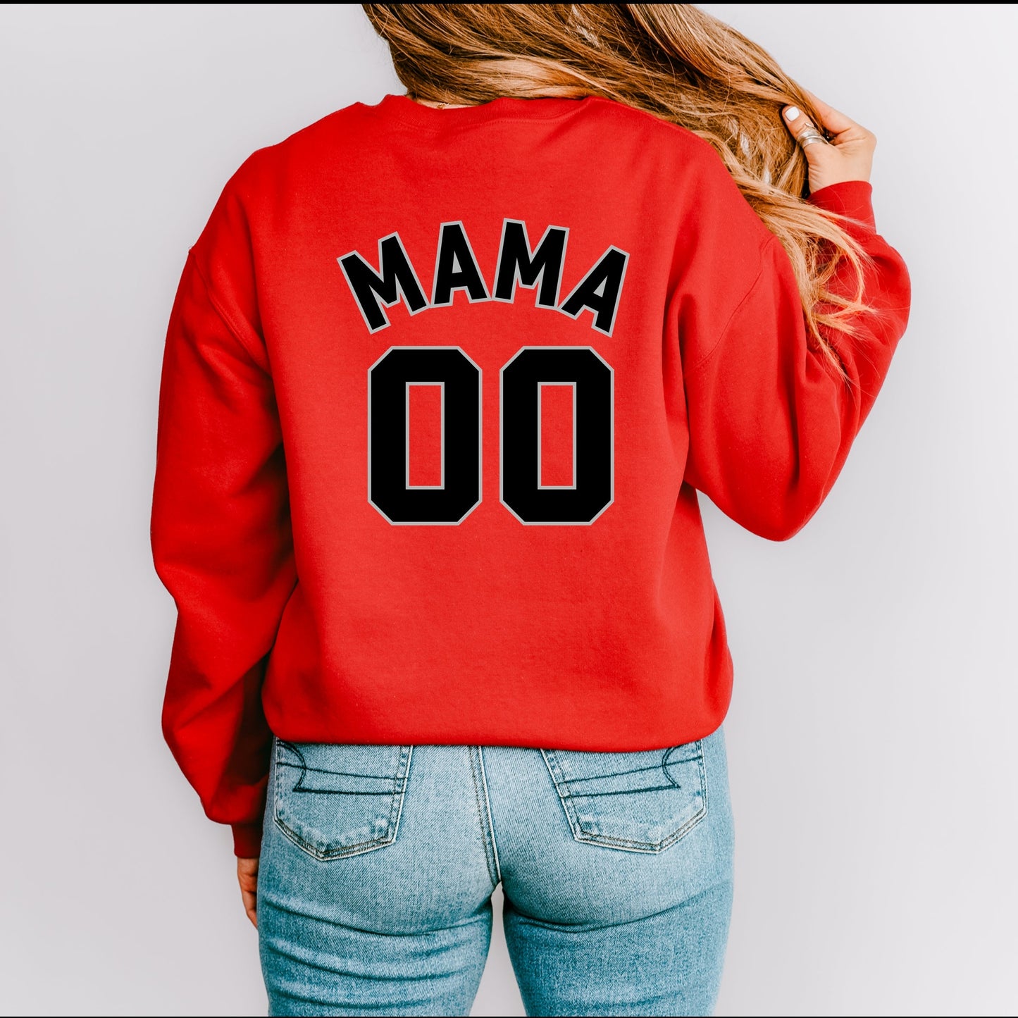 Mama Jersey Heart - Women's Sweatshirt