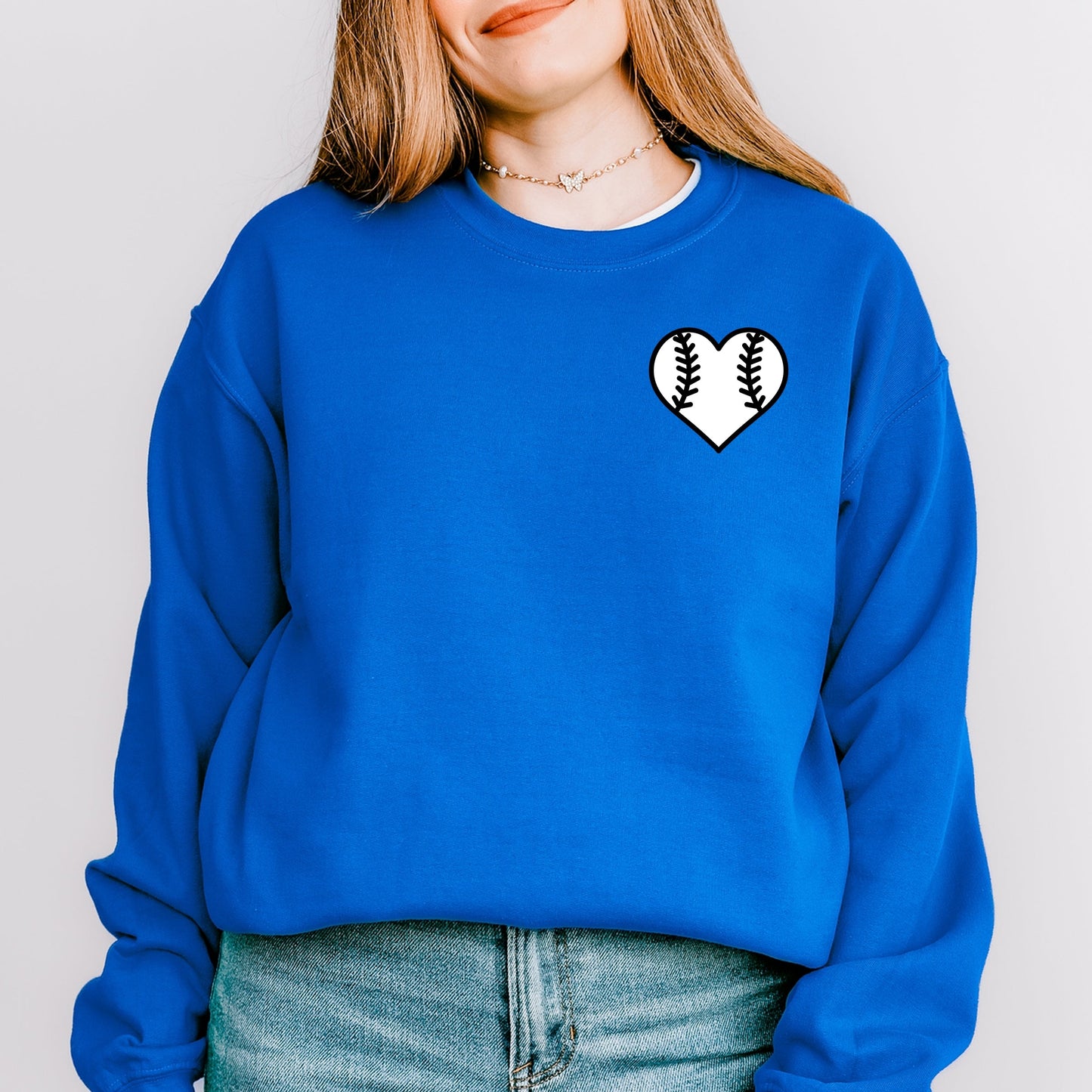 Mama Jersey Heart  -  Womens Sweatshirt