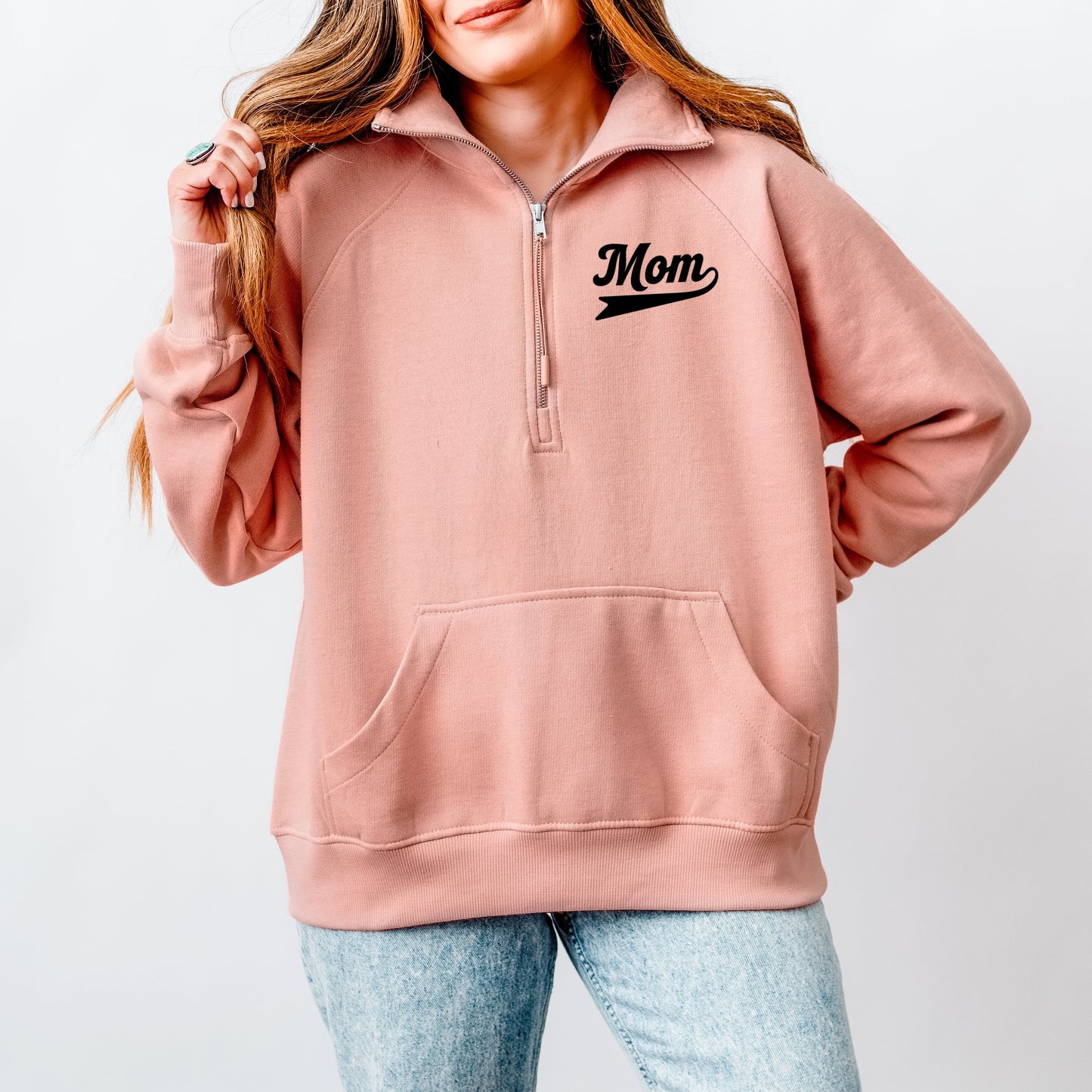 Motherhood University Jersey  - Quarter Zip Fleece